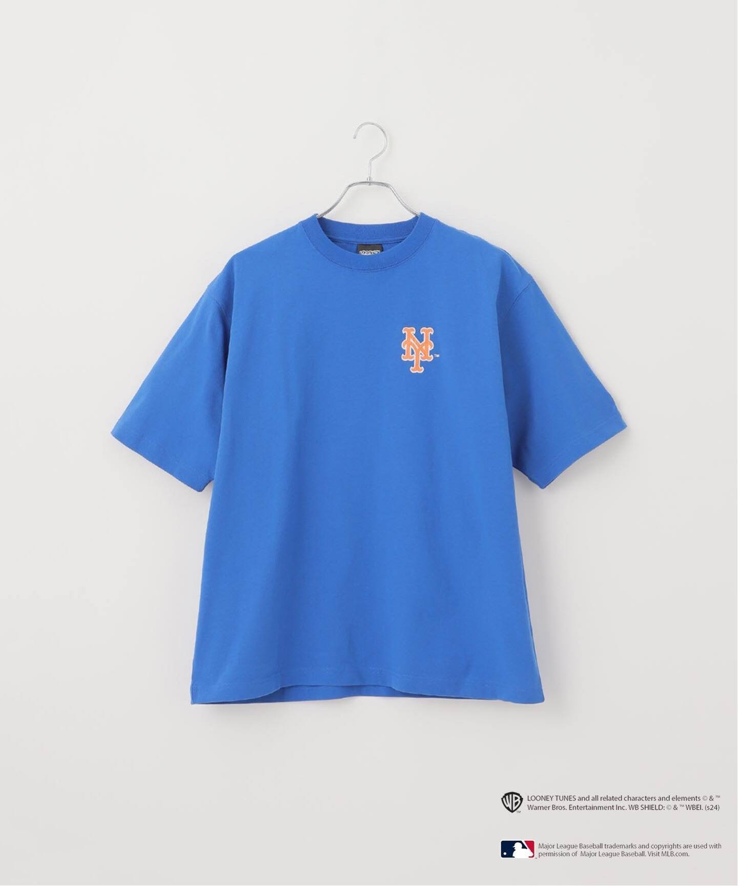 MLB×LOONEY】別注 クラック加工 プリントTシャツ（Tシャツ／カットソー 