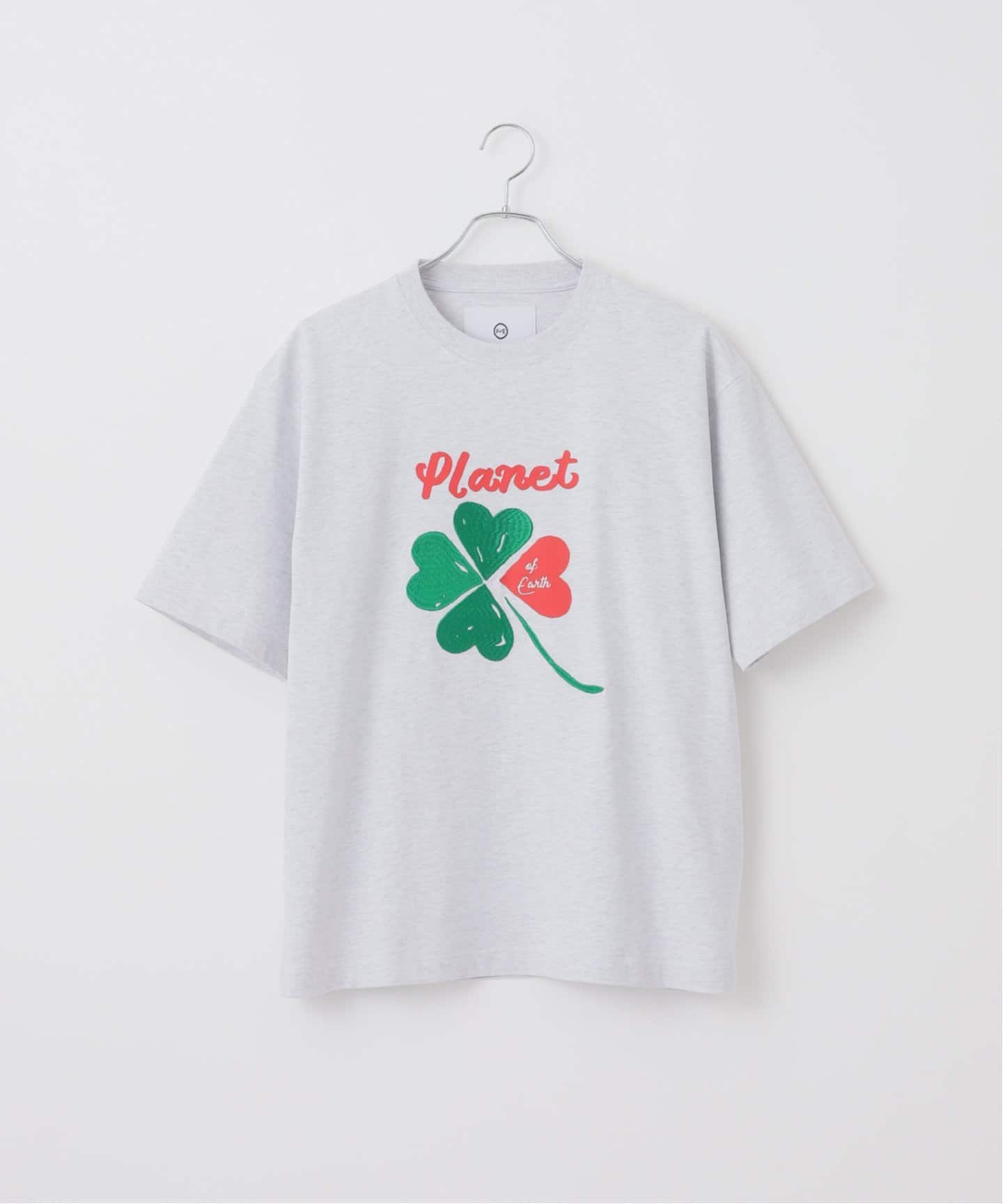 【PLANET OF EARTH】フラワー エンブロイダリーTシャツ