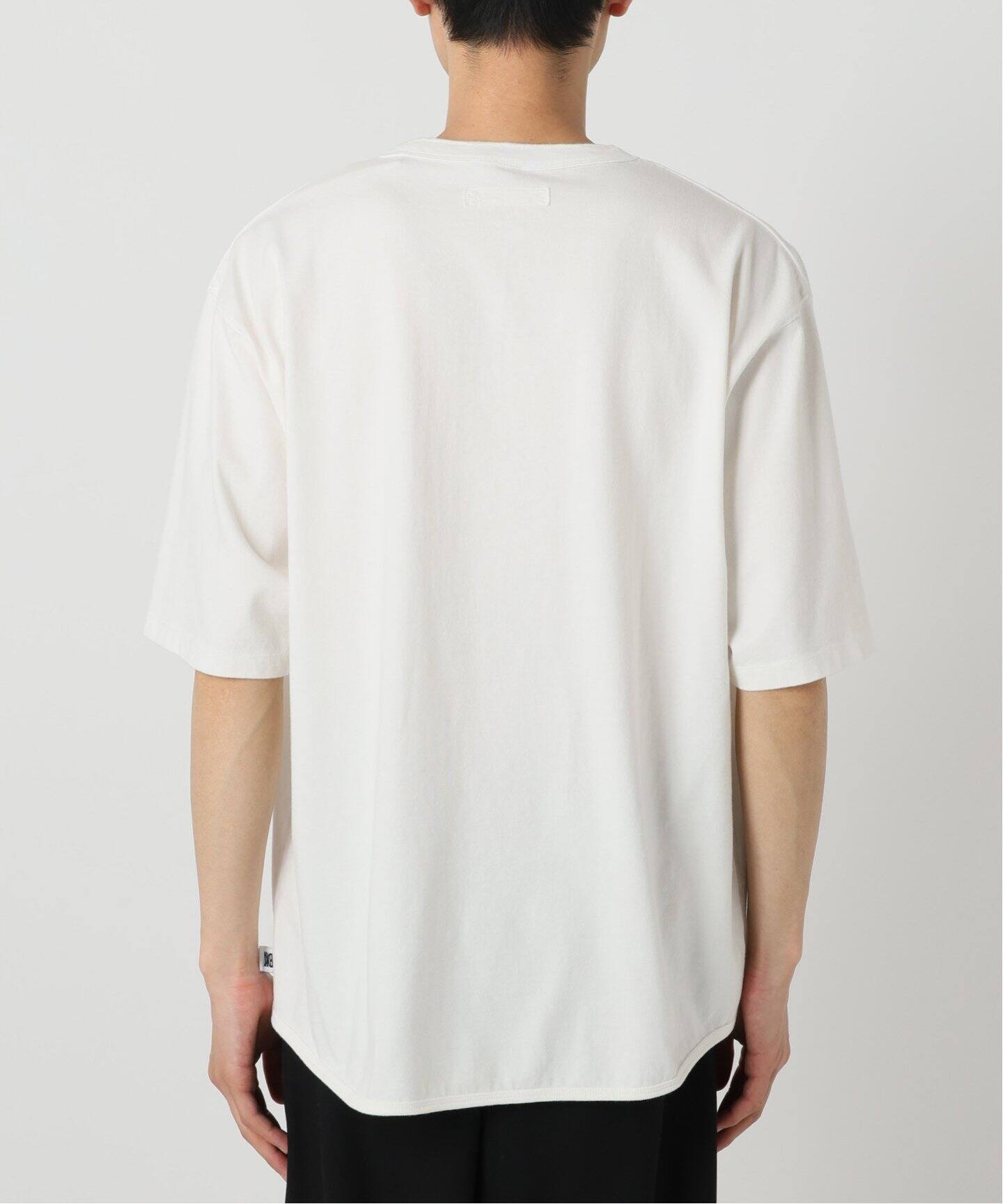ANTS & ELEPHANTS】フェード加工 ヘンリーネックTシャツ（T