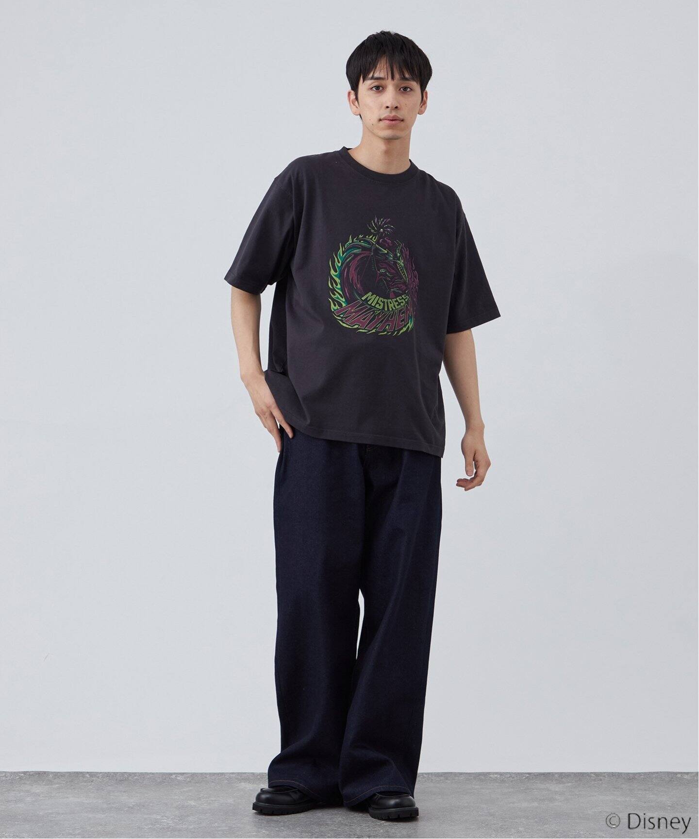 DISNEY / ディズニー】別注 ヴィランズ フェード加工 Tシャツ（Tシャツ