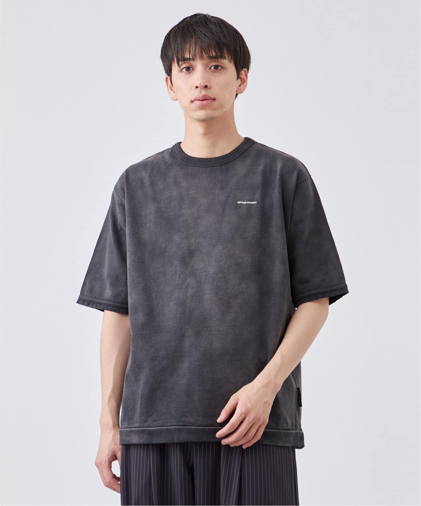 【ANTS & ELEPHANTS】ランダムダイ加工 Tシャツ