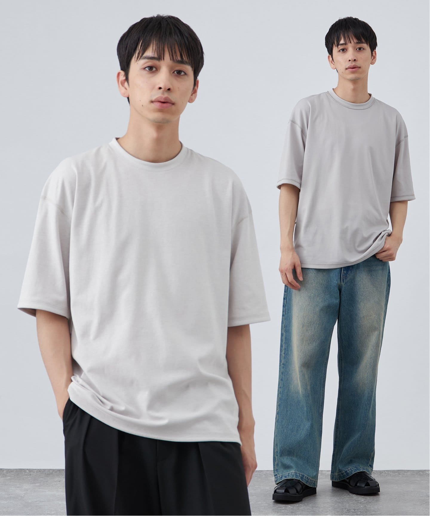 【ANTS & ELEPHANTS】クールタッチ リバーシブルTシャツ