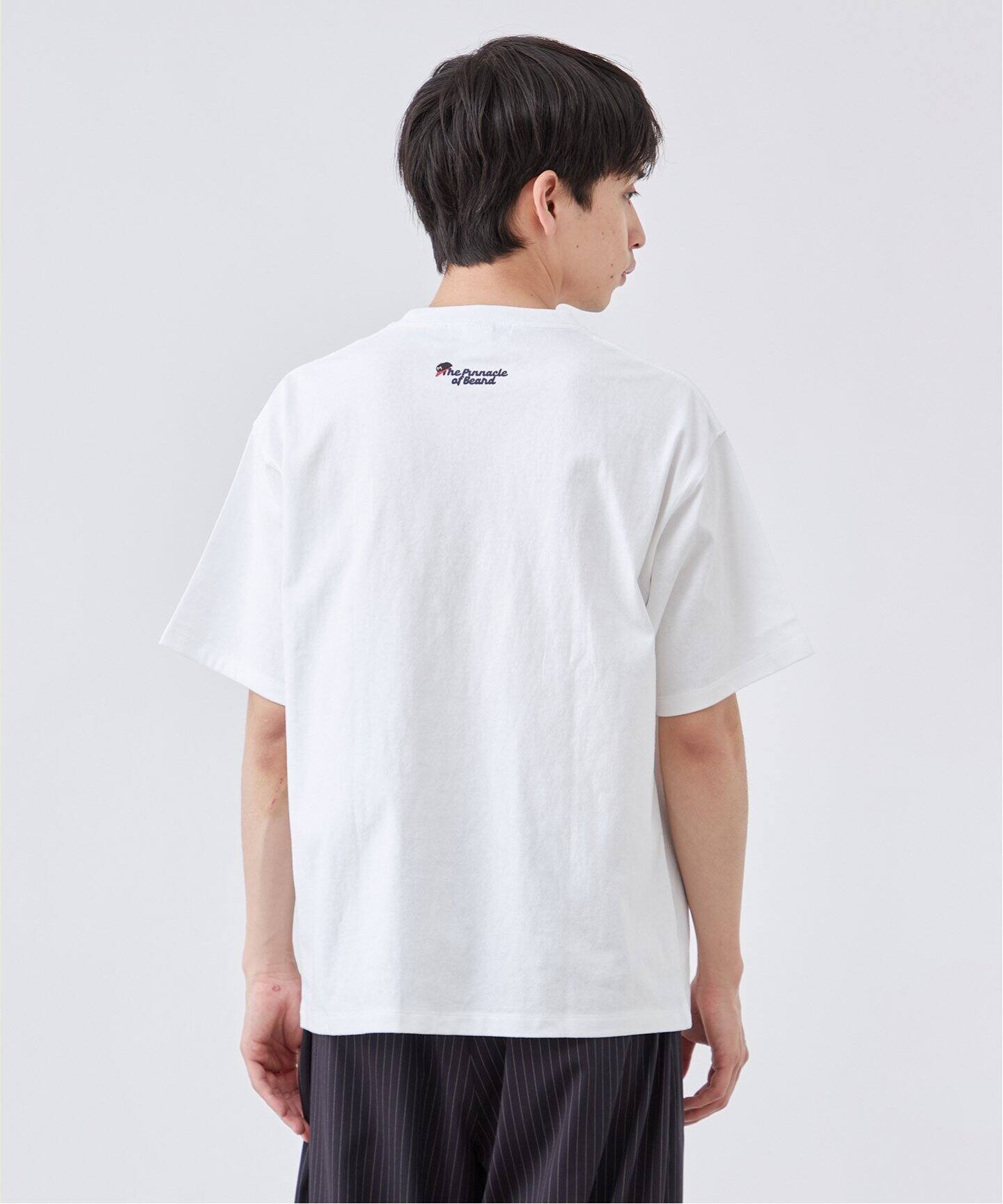 ベースボール モジャ サガラ刺繍 半袖Tシャツ（Tシャツ／カットソー