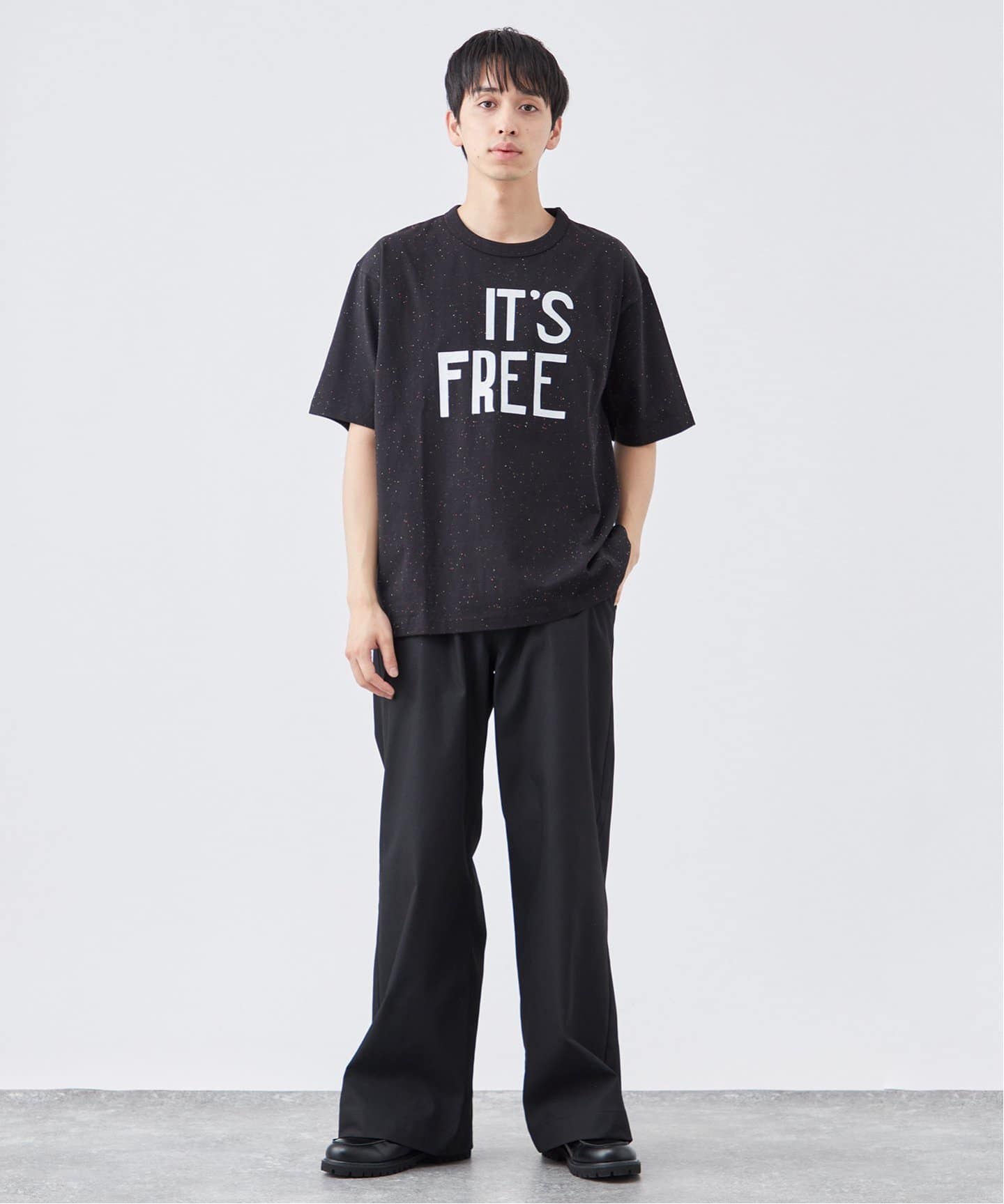 ネップ ITS FREE プリント半袖Tシャツ（Tシャツ／カットソー）｜B.C