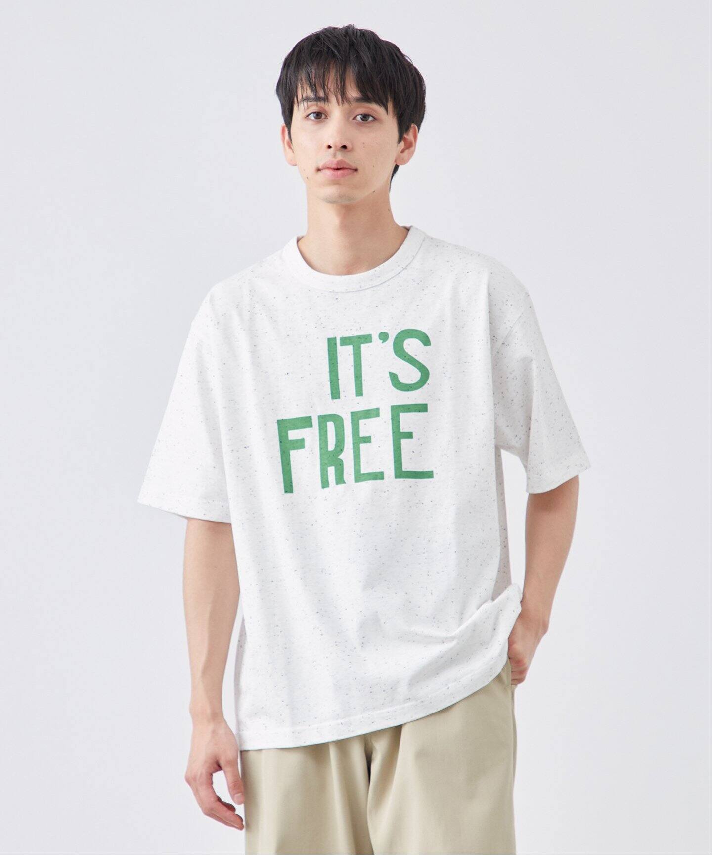 ネップ ITS FREE プリント半袖Tシャツ（Tシャツ／カットソー）｜B.C