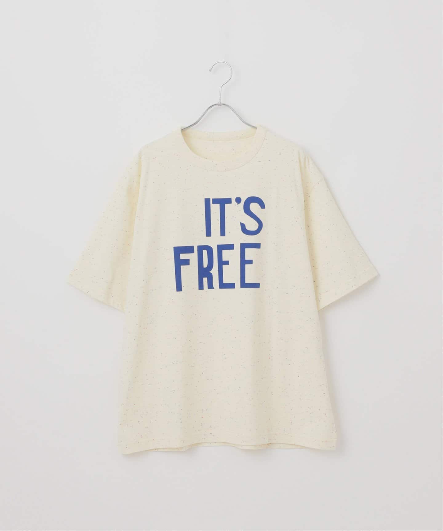 ネップ ITS FREE プリント半袖Tシャツ
