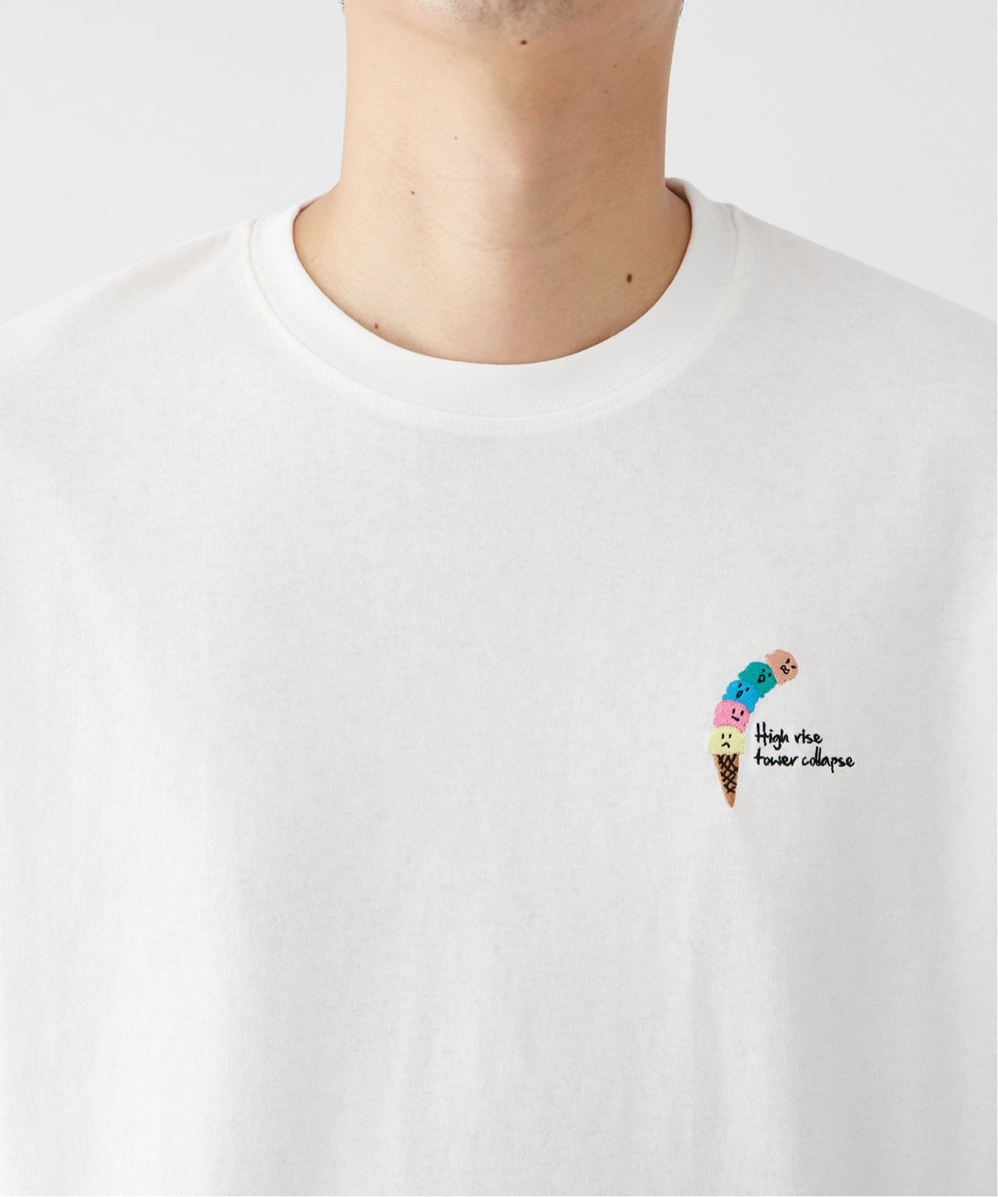 HETAUMA アイスクリーム 半袖Tシャツ（Tシャツ／カットソー）｜B.C
