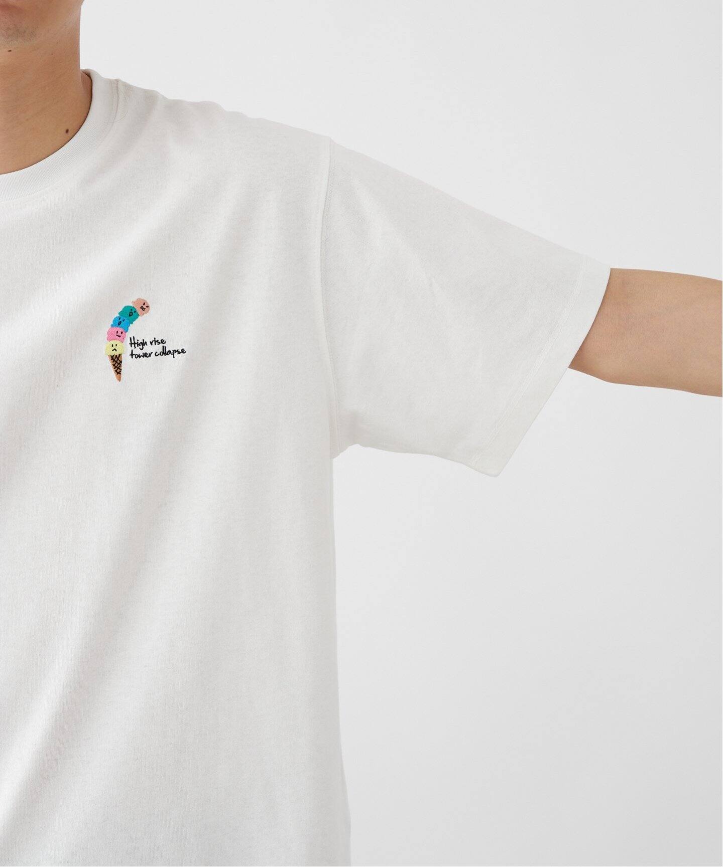 HETAUMA アイスクリーム 半袖Tシャツ（Tシャツ／カットソー）｜B.C