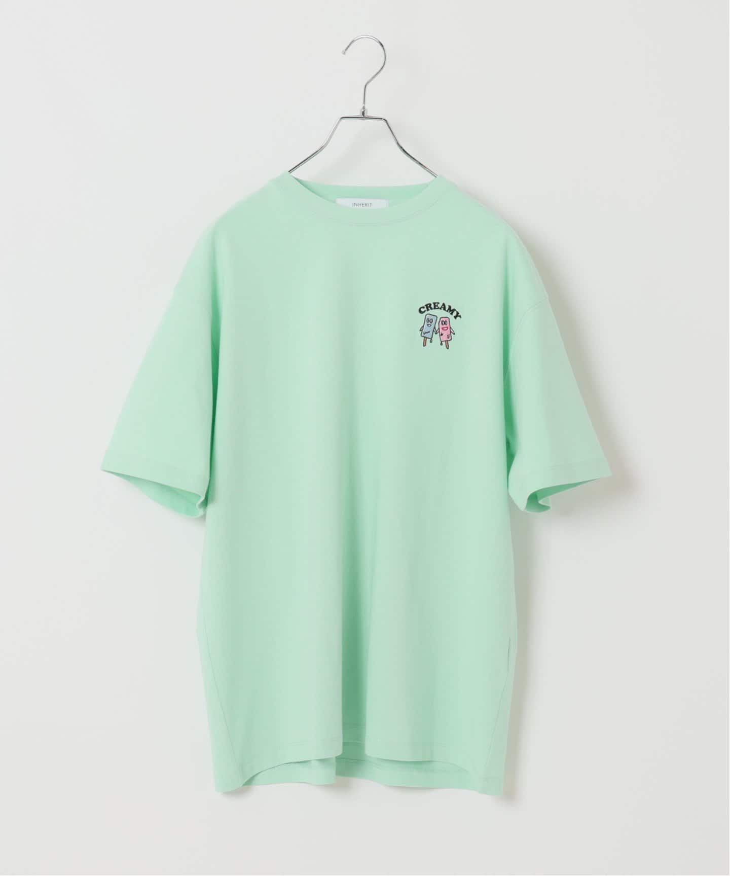 SAMSOE & SAMSOE アイスクリームTシャツ Sacamino ss t-shirt 15276 Ice Blue Jasper | Samsøe Samsøe®