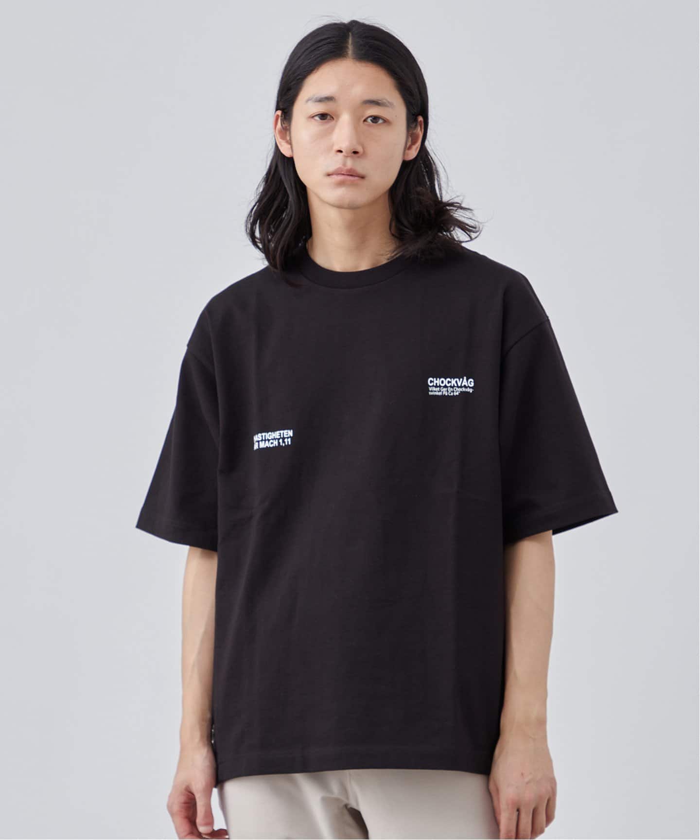 BT2シシクイ　グレー×黒 半袖Tシャツ サイズF OLIVEDRAB/オリーブドラブ】ペーパータグ ハーフスリーブTシャツ