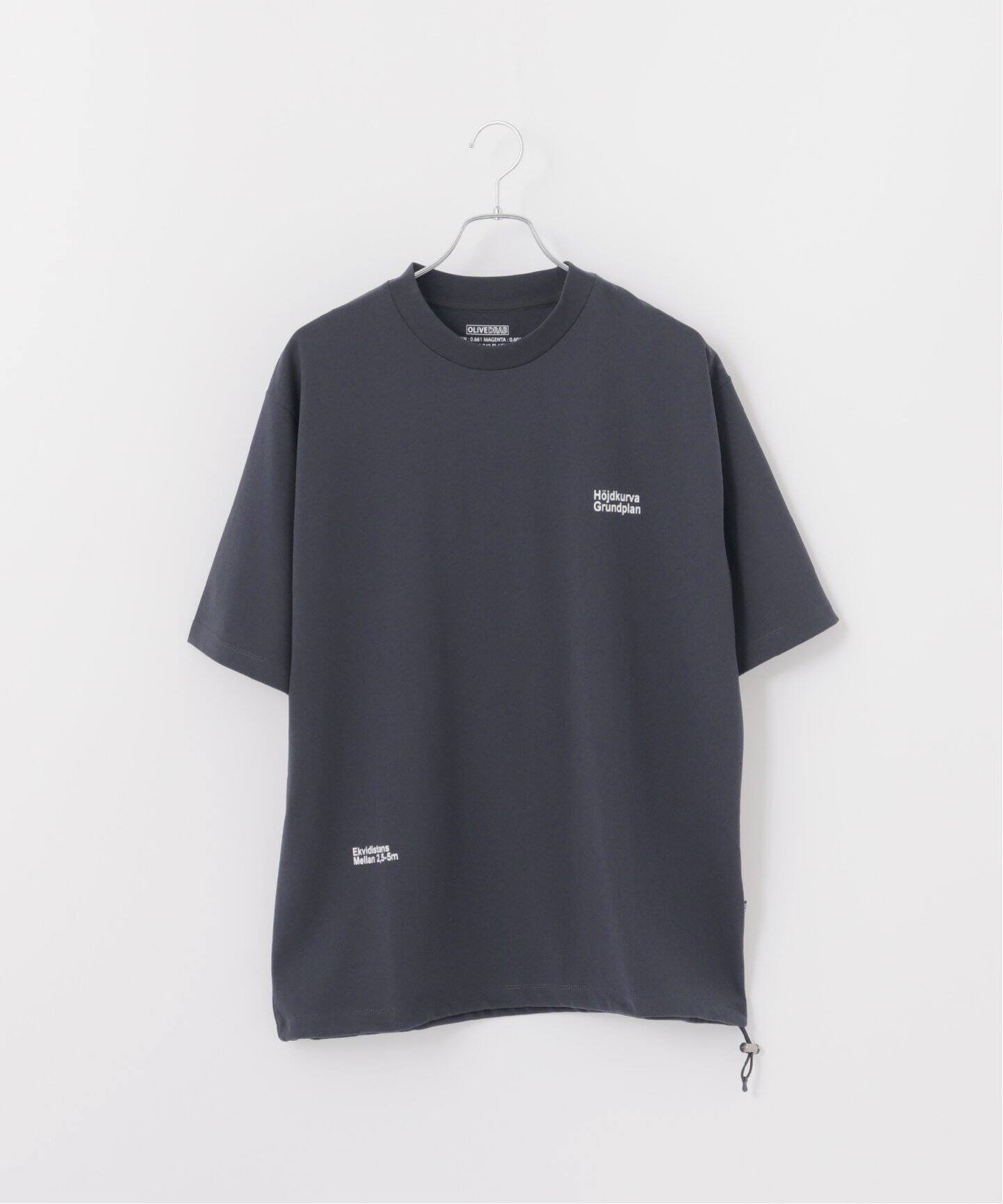 OLIVEDRAB/オリーブドラブ】ドローコード -CONTOUR- Tシャツ（Tシャツ