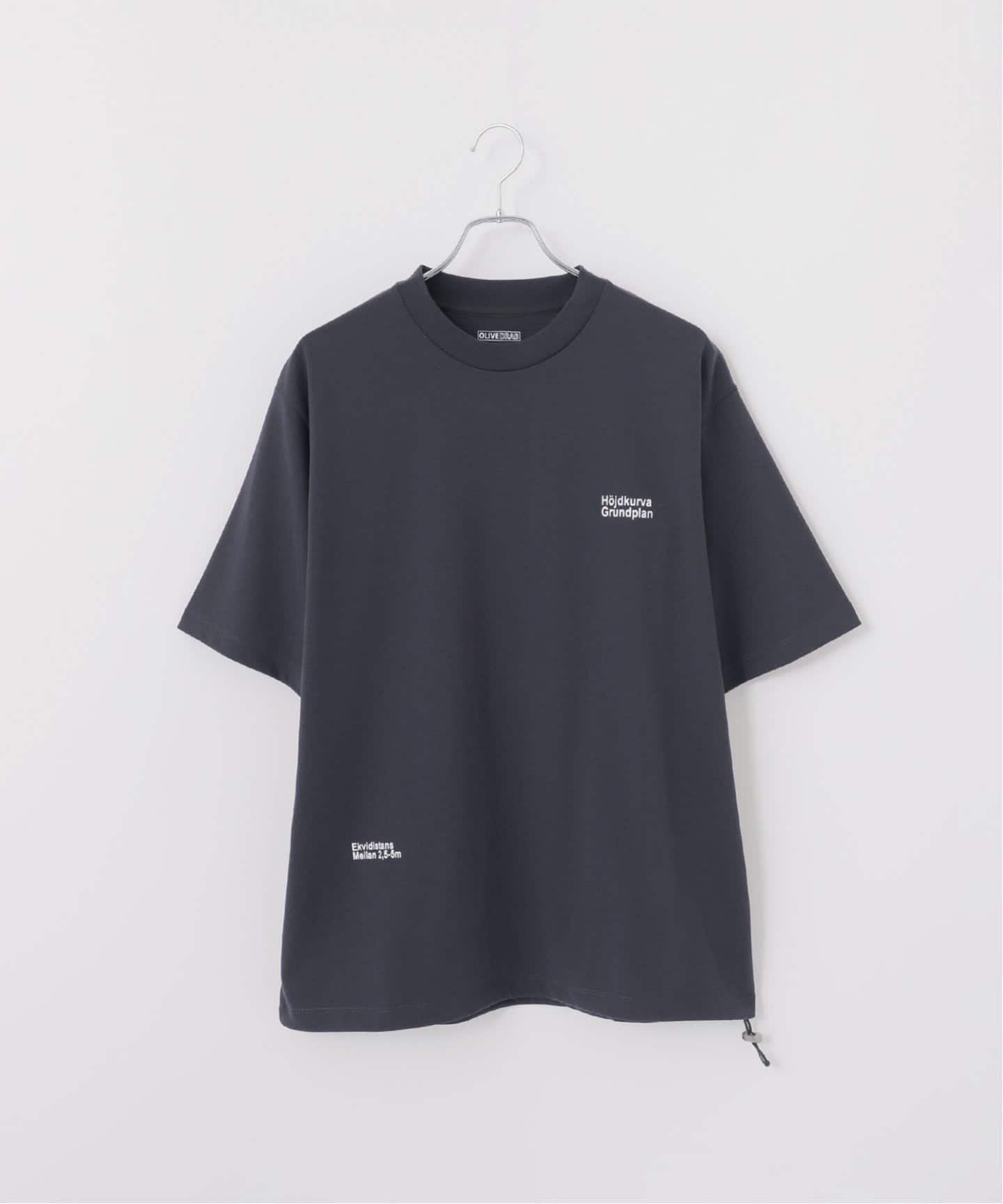 OLIVEDRAB/オリーブドラブ】ドローコード -CONTOUR- Tシャツ（Tシャツ