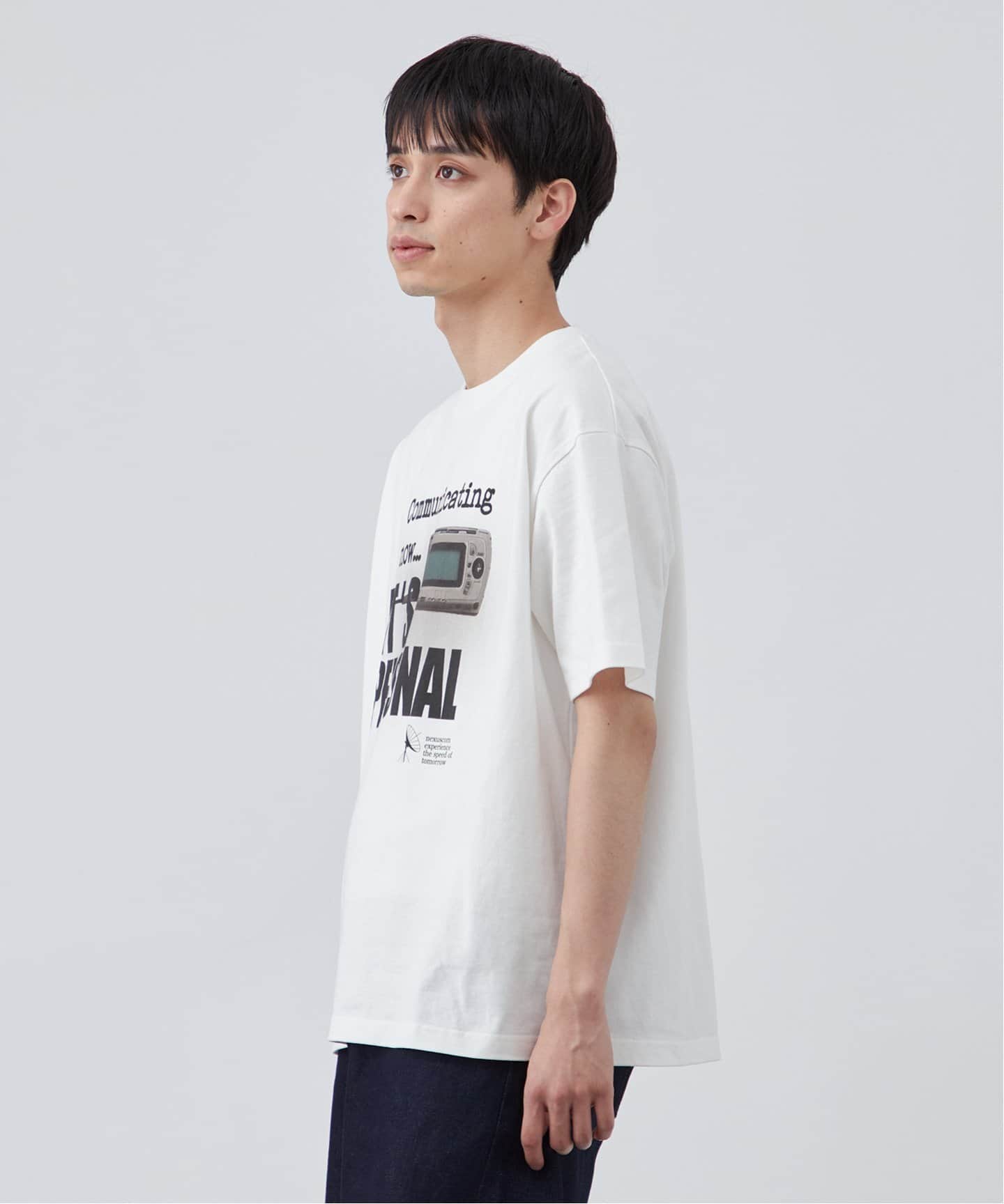 dustcell 都市風景プリント ホワイトTシャツ バーシティテキスト＆タグTシャツ - ホワイト | ZARA Japan / 日本