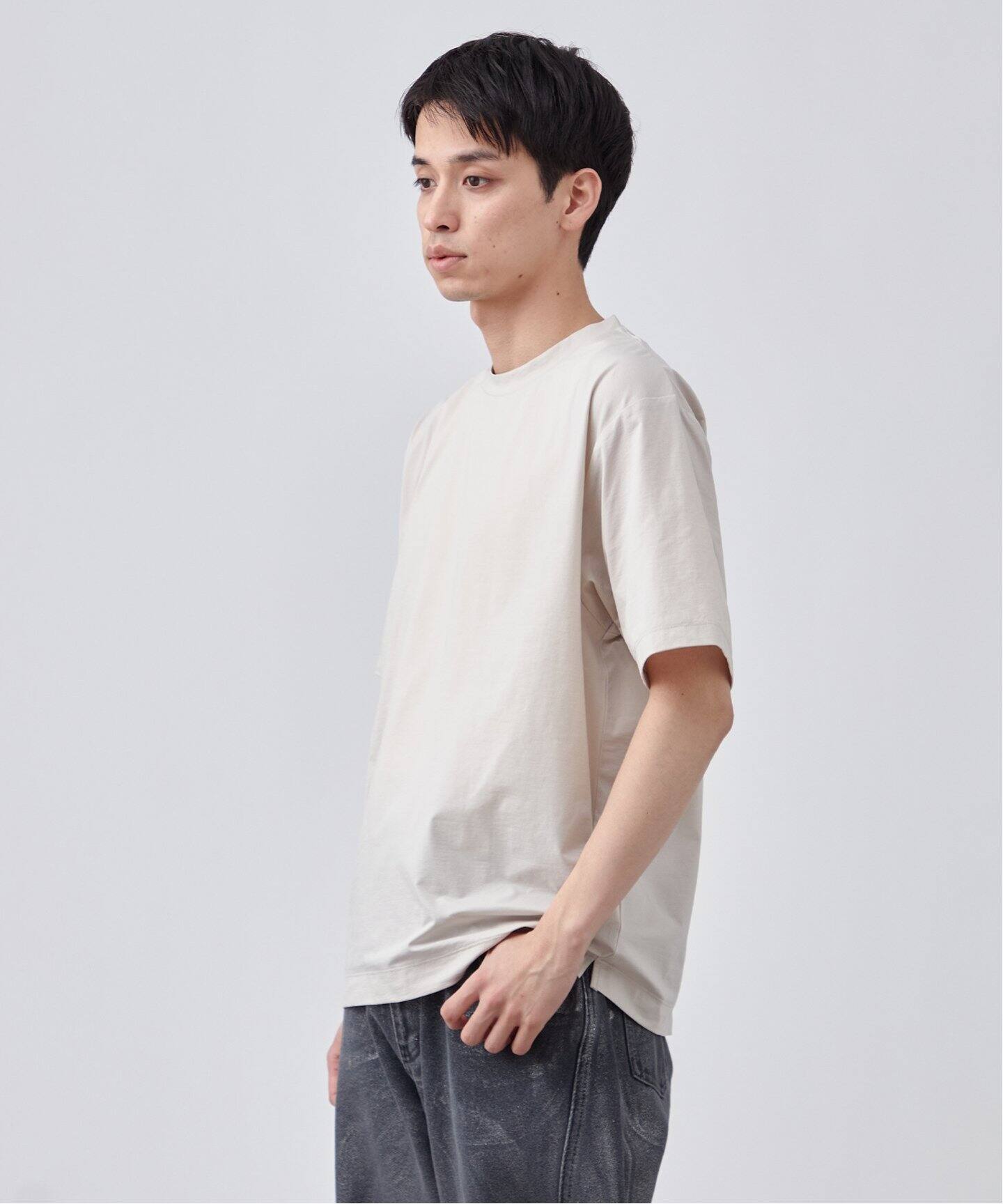 Plage【premium フライス long Tシャツ ホワイト フリー】 追加》premiumフライス long Tシャツ（Tシャツ／カットソー
