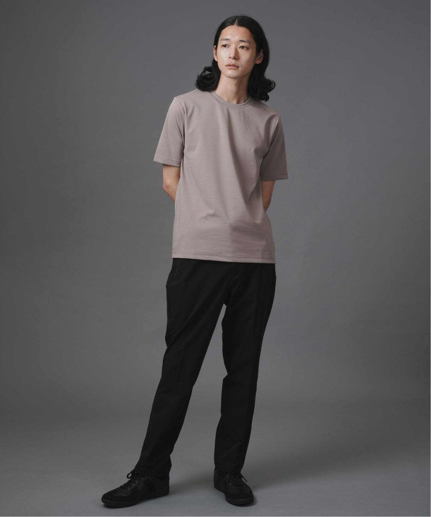 シルケットポンチ クルーネック半袖Tシャツ（Tシャツ／カットソー