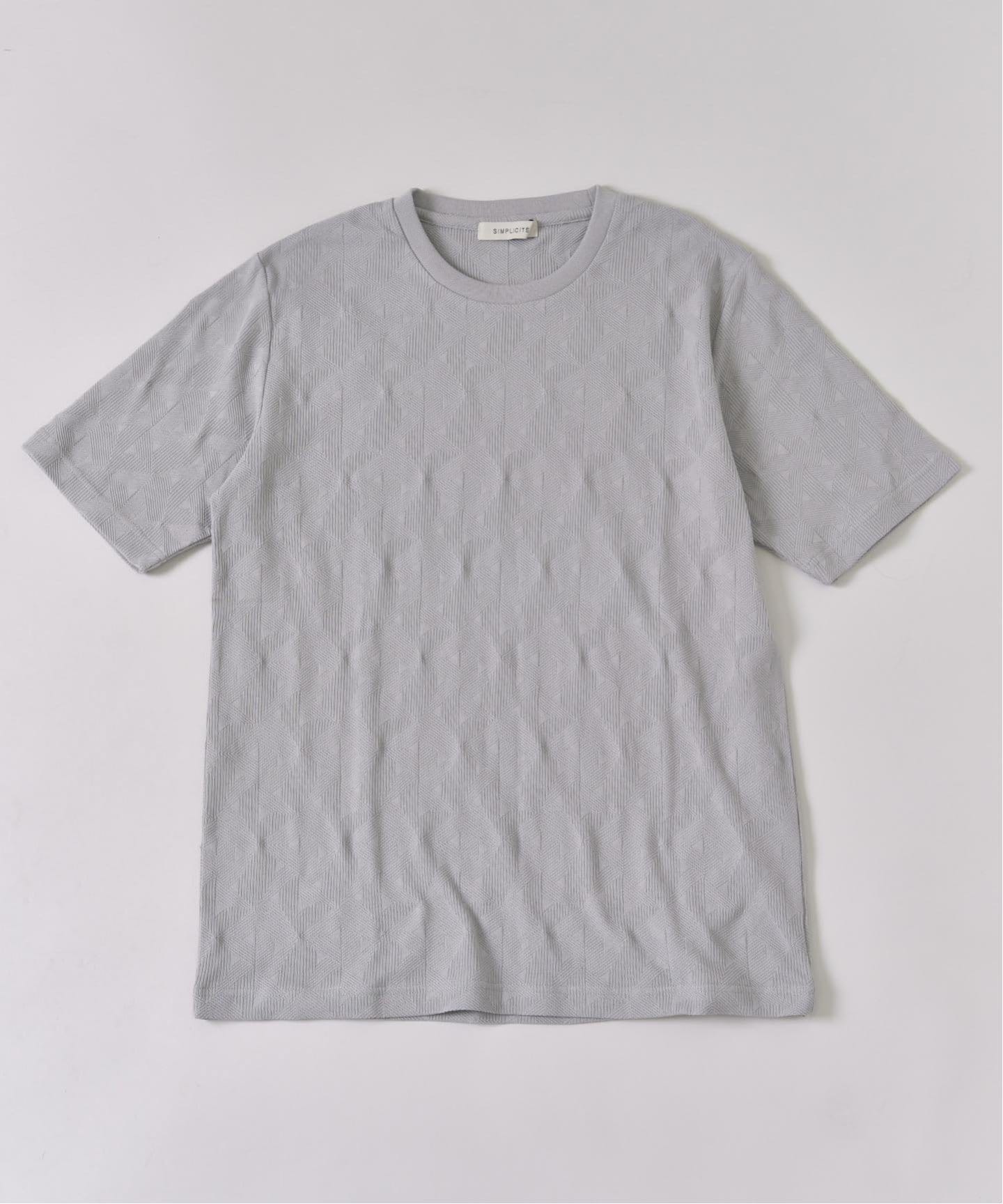 リンクスジャガード 半袖Tシャツ（Tシャツ／カットソー）｜B.C STOCK