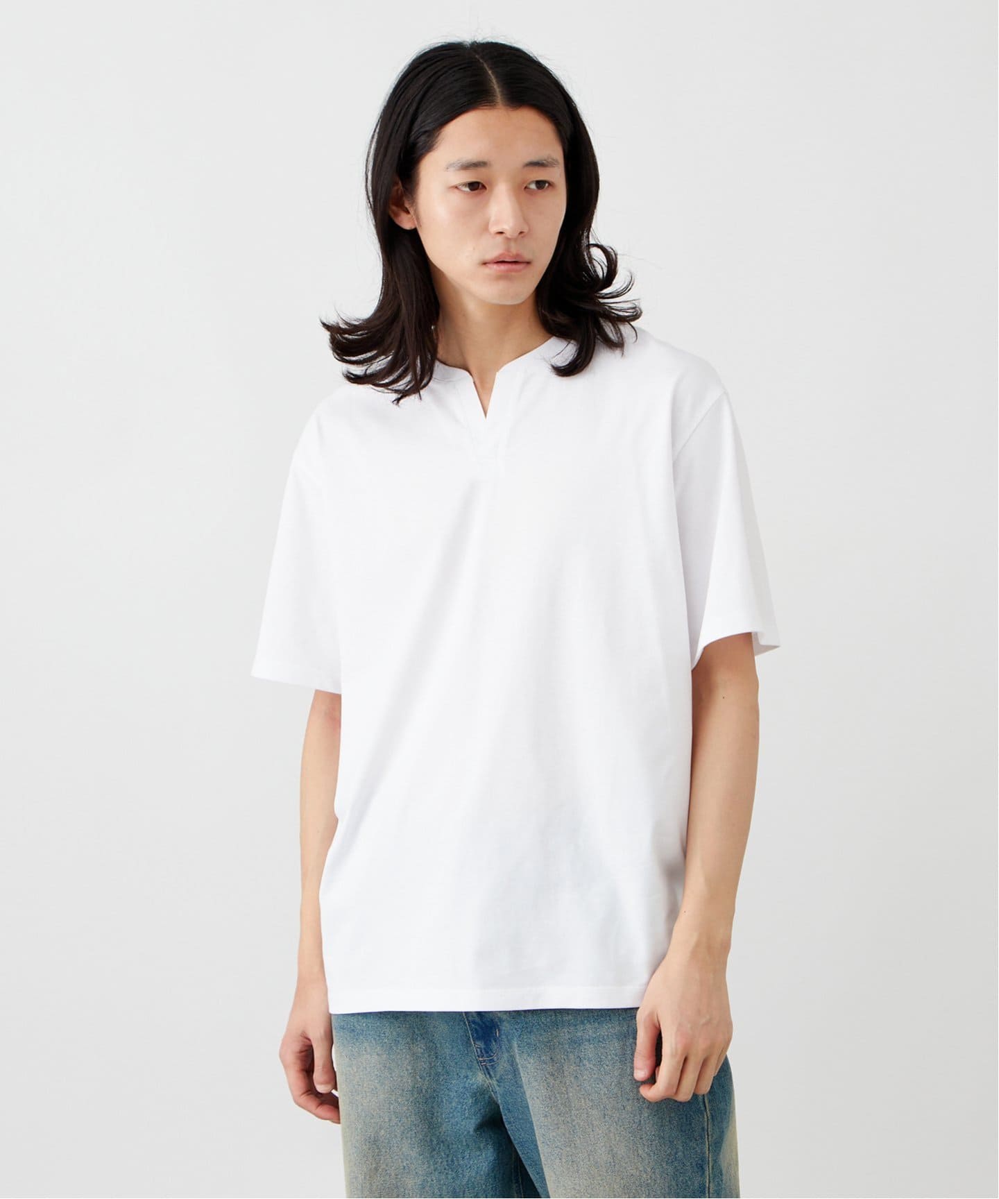 抗菌・防臭】ギザコットン スキッパーTシャツ（Tシャツ／カットソー