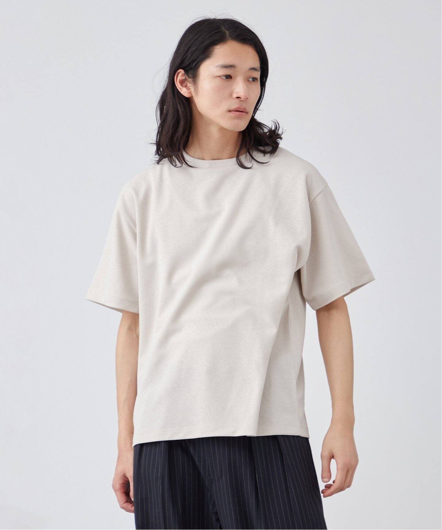 関税送料込【D SQUARED2】ストライプクルーネックTシャツ S D SQUARED2(ディースクエアード) Tシャツ・カットソー