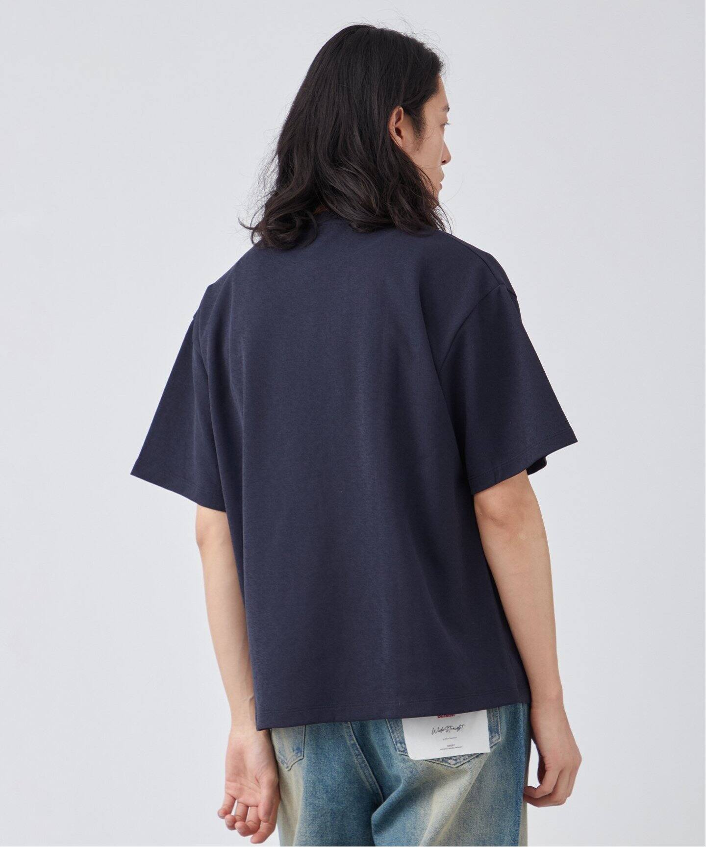 追加》【吸水速乾】スラブドライ ポンチ クルーネックTシャツ（T