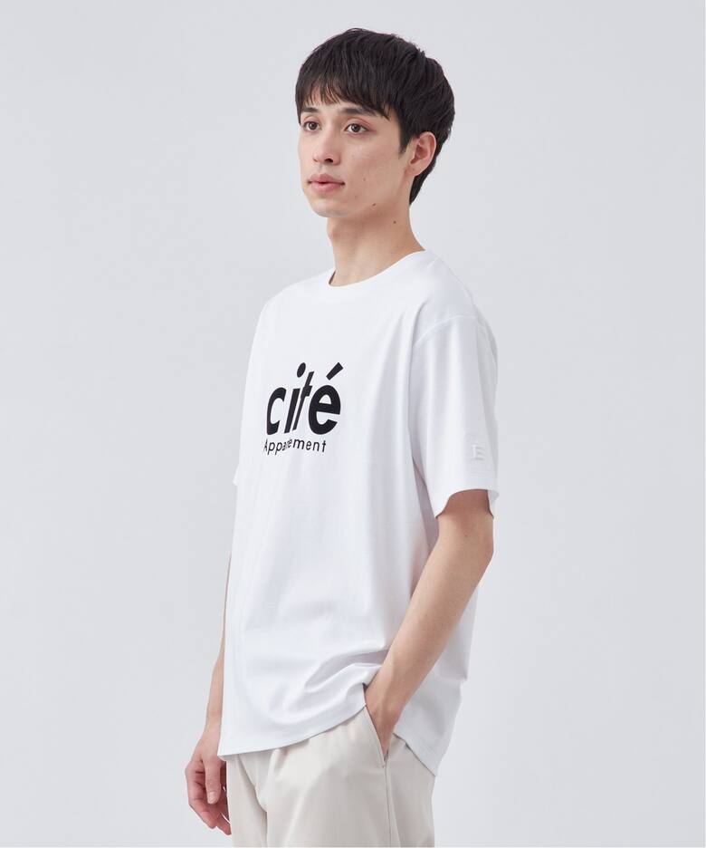 シルケット加工 フレンチロゴ クルーネックTシャツ（Tシャツ 
