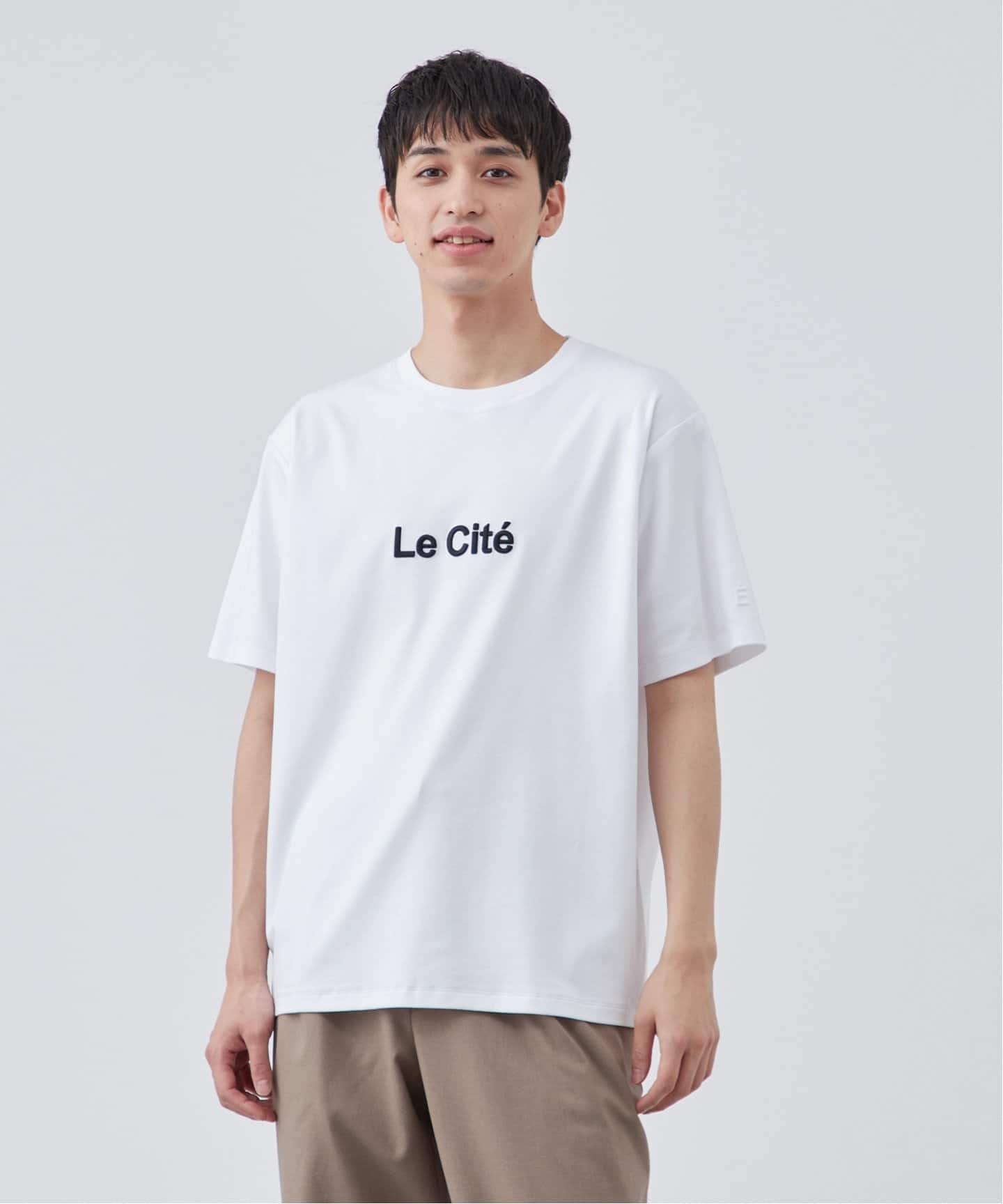 シルケット加工 フレンチロゴ クルーネックTシャツ（Tシャツ