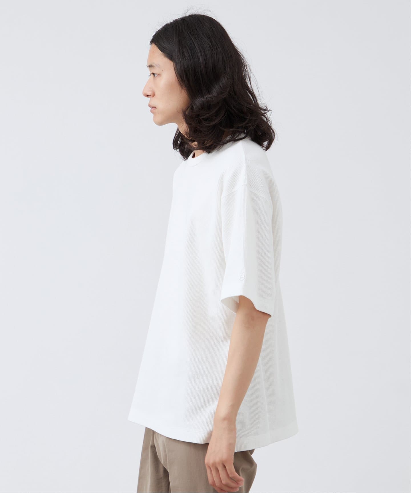 ツイストワッフル オーバーサイズ半袖Tシャツ（Tシャツ