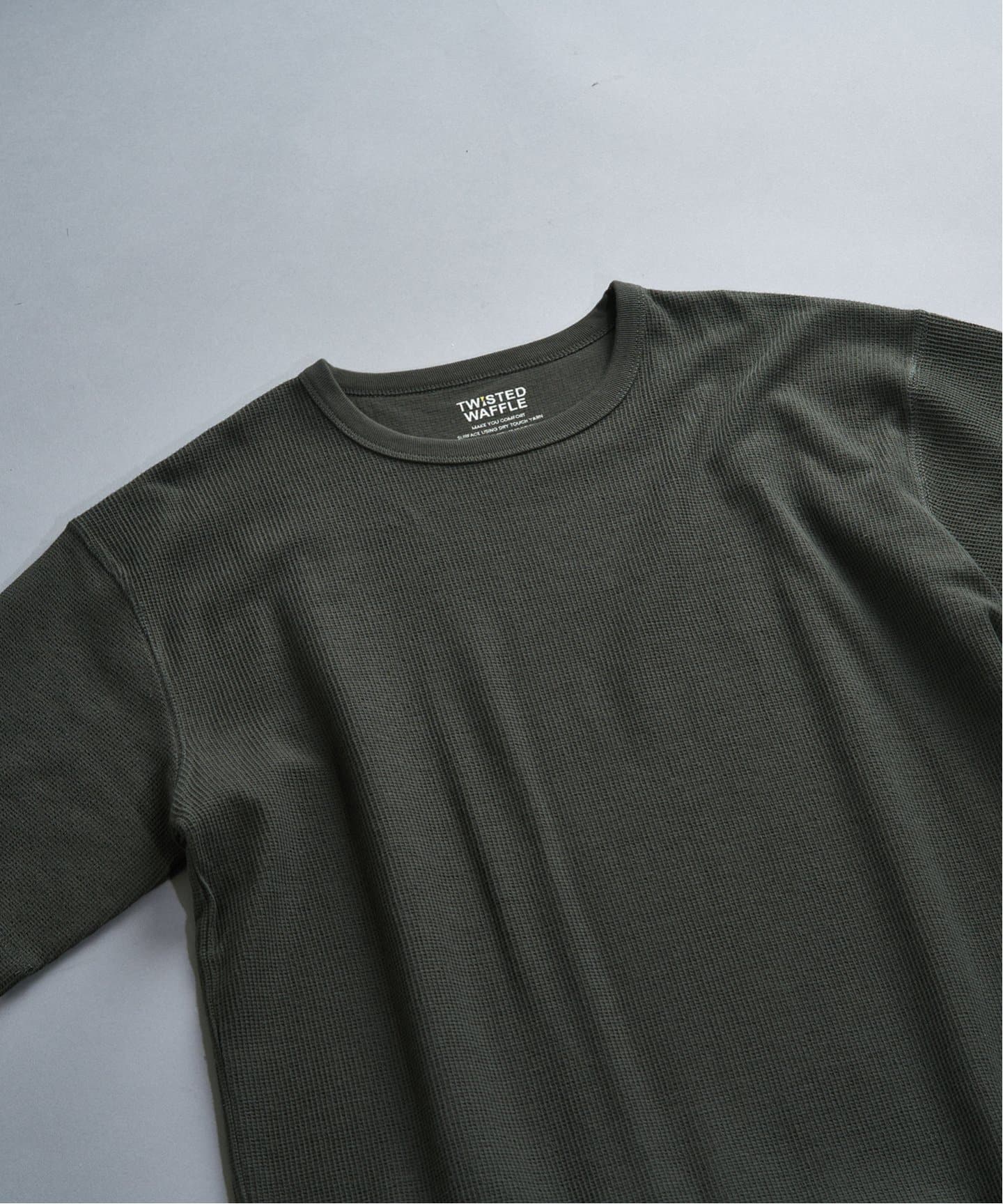 ツイストワッフル オーバーサイズ半袖Tシャツ