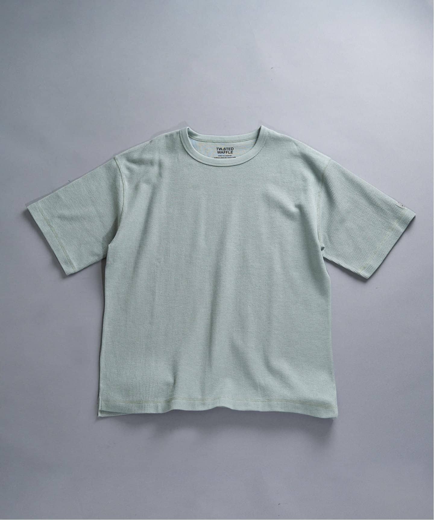 ツイストワッフル オーバーサイズ半袖Tシャツ