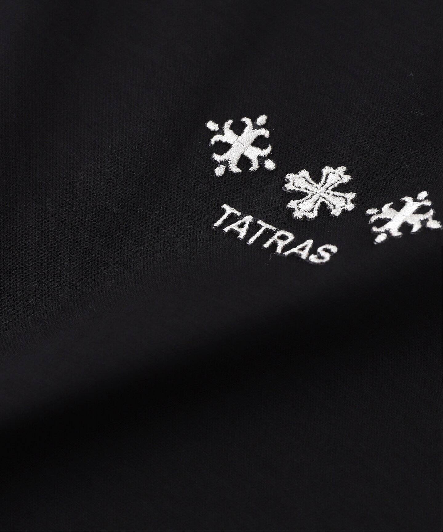 ポン太BB専用【美品】TATRAS　ニット 半袖カットソー ロゴ入り TATRAS (タトラス) ワンポイント クルーネック 半袖 Tシャツ