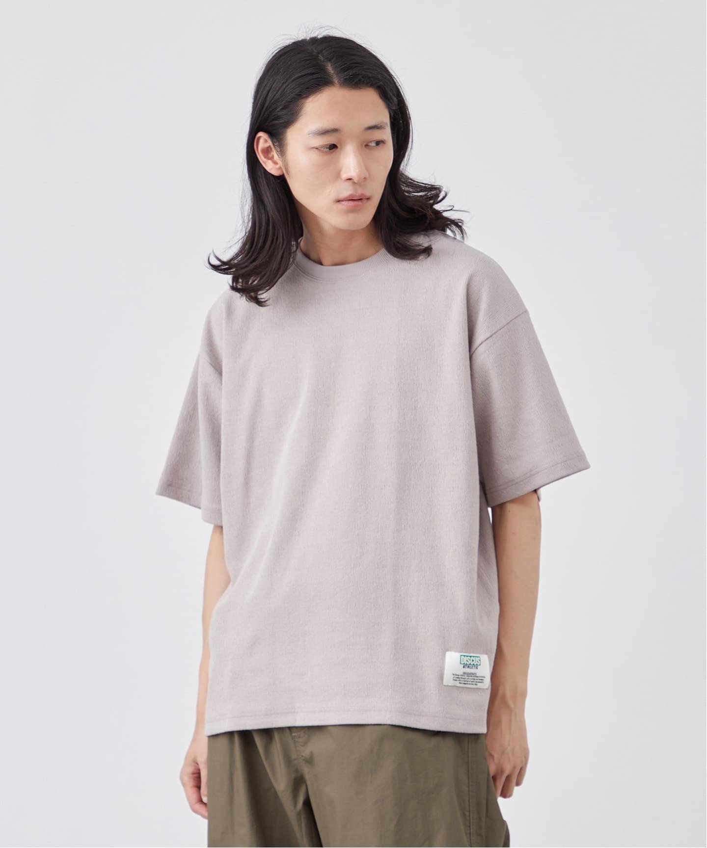 DISCUS/ディスカス】別注 楊柳クルーネック半袖Tシャツ（Tシャツ