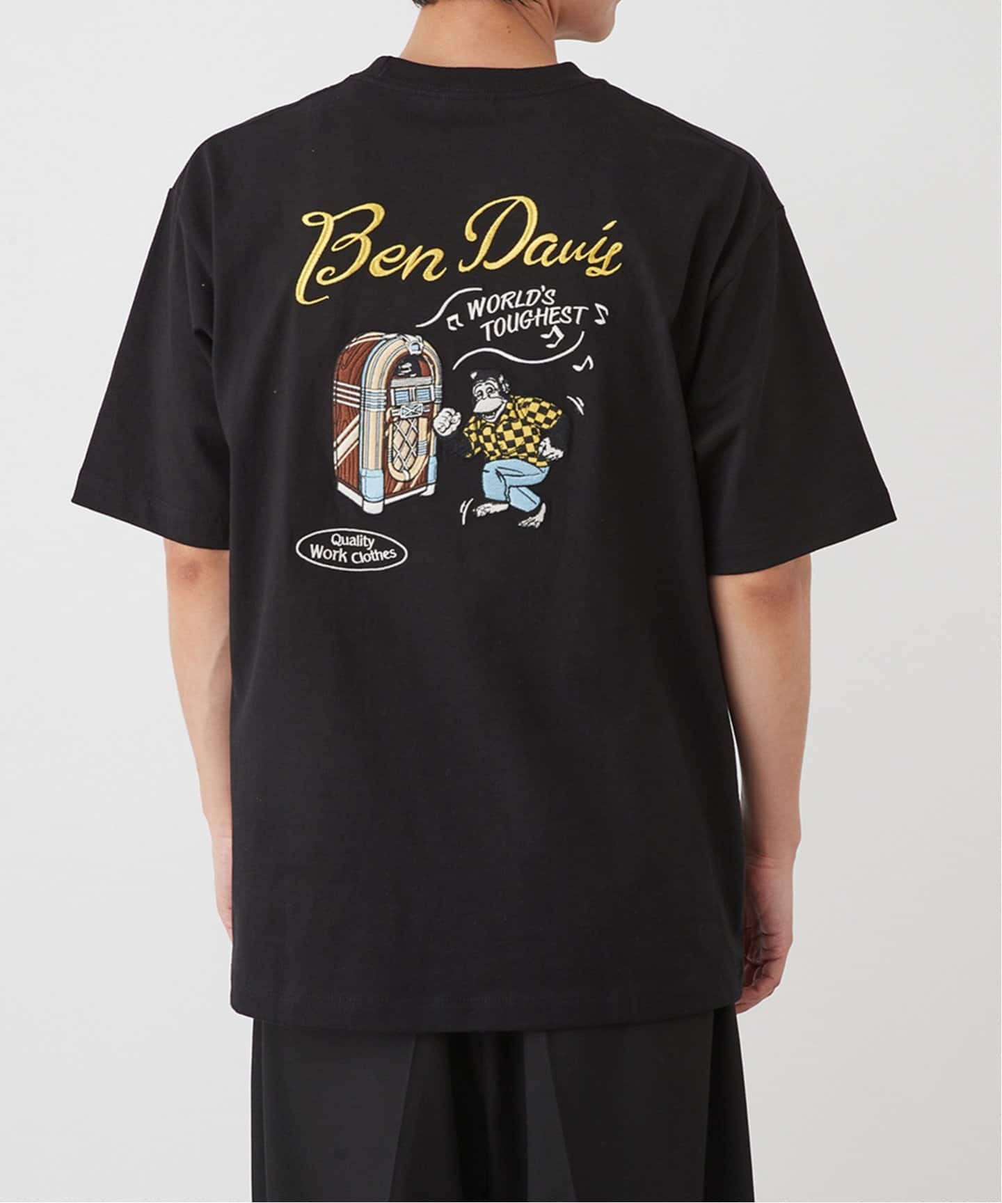 ★☆ビンテージ　BEN DAVISシャツ BEN DAVIS ORIGINALS ベンデイビス GORILLA EMB S/S SHIRT 半袖