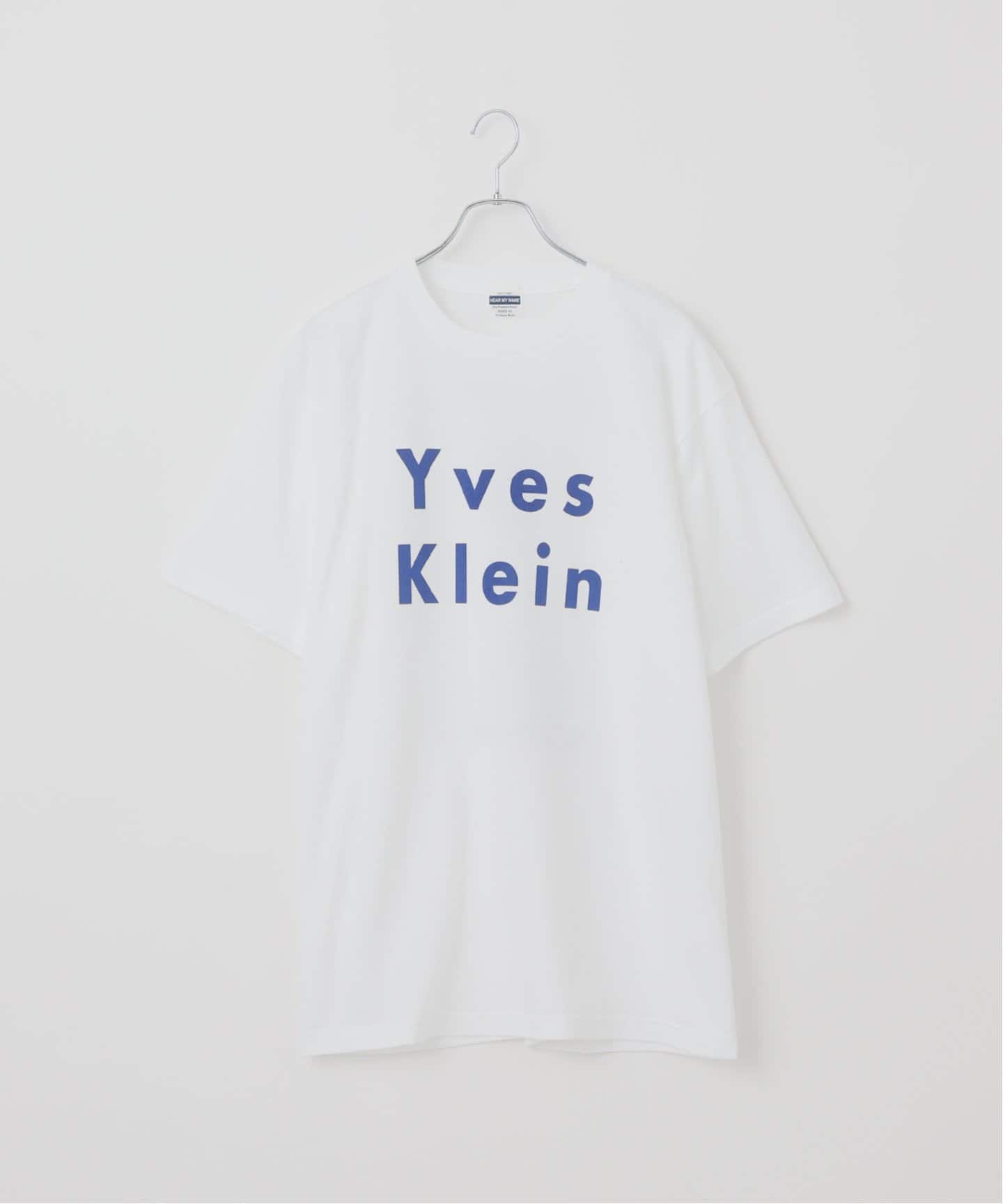 HEAR MY NAME別注 Yves Klein / イヴ・クライン アートTシャツ 白
