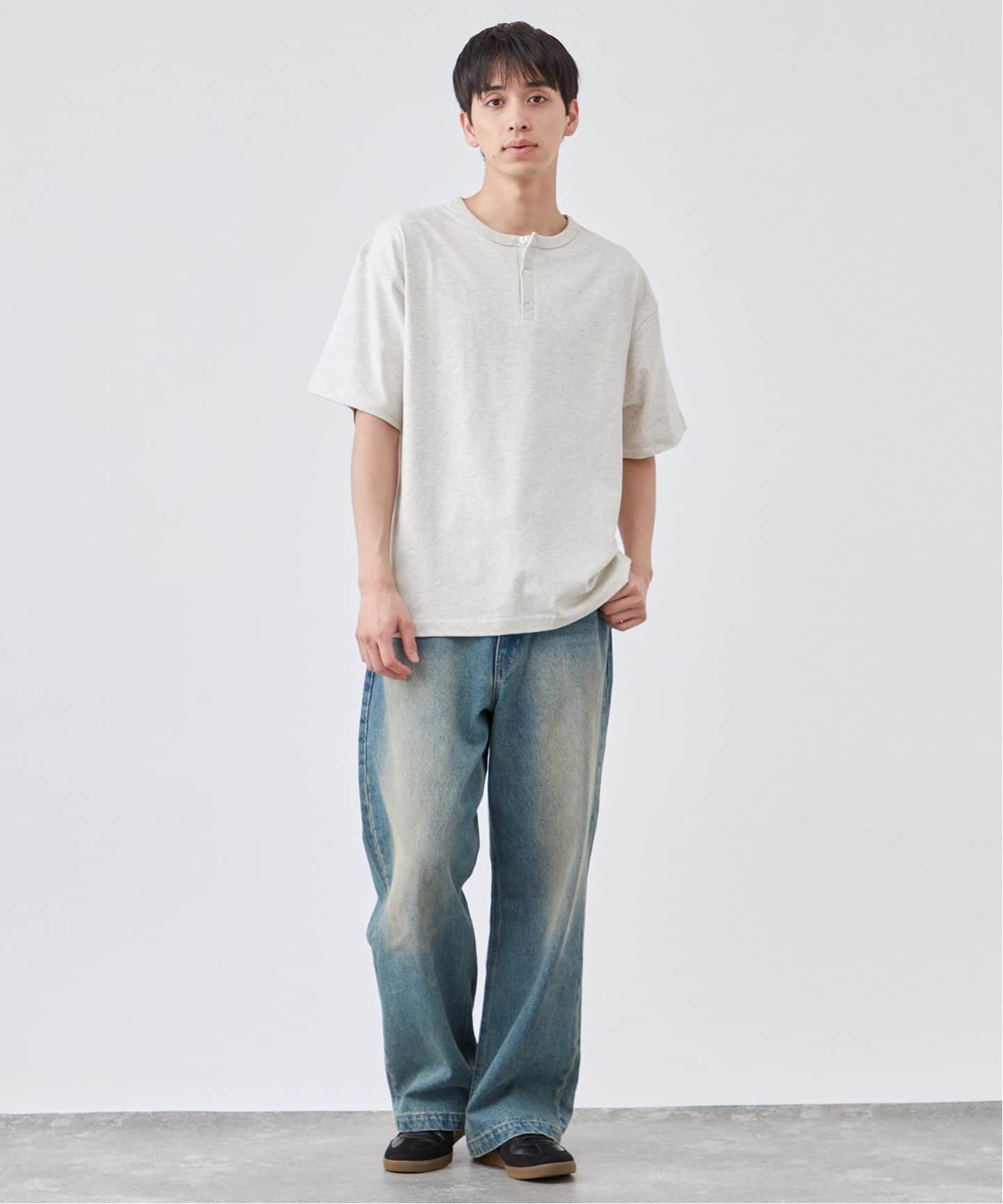 AIRTOWNE MILLS別注 ヘンリーネック 半袖Tシャツ（Tシャツ／カットソー