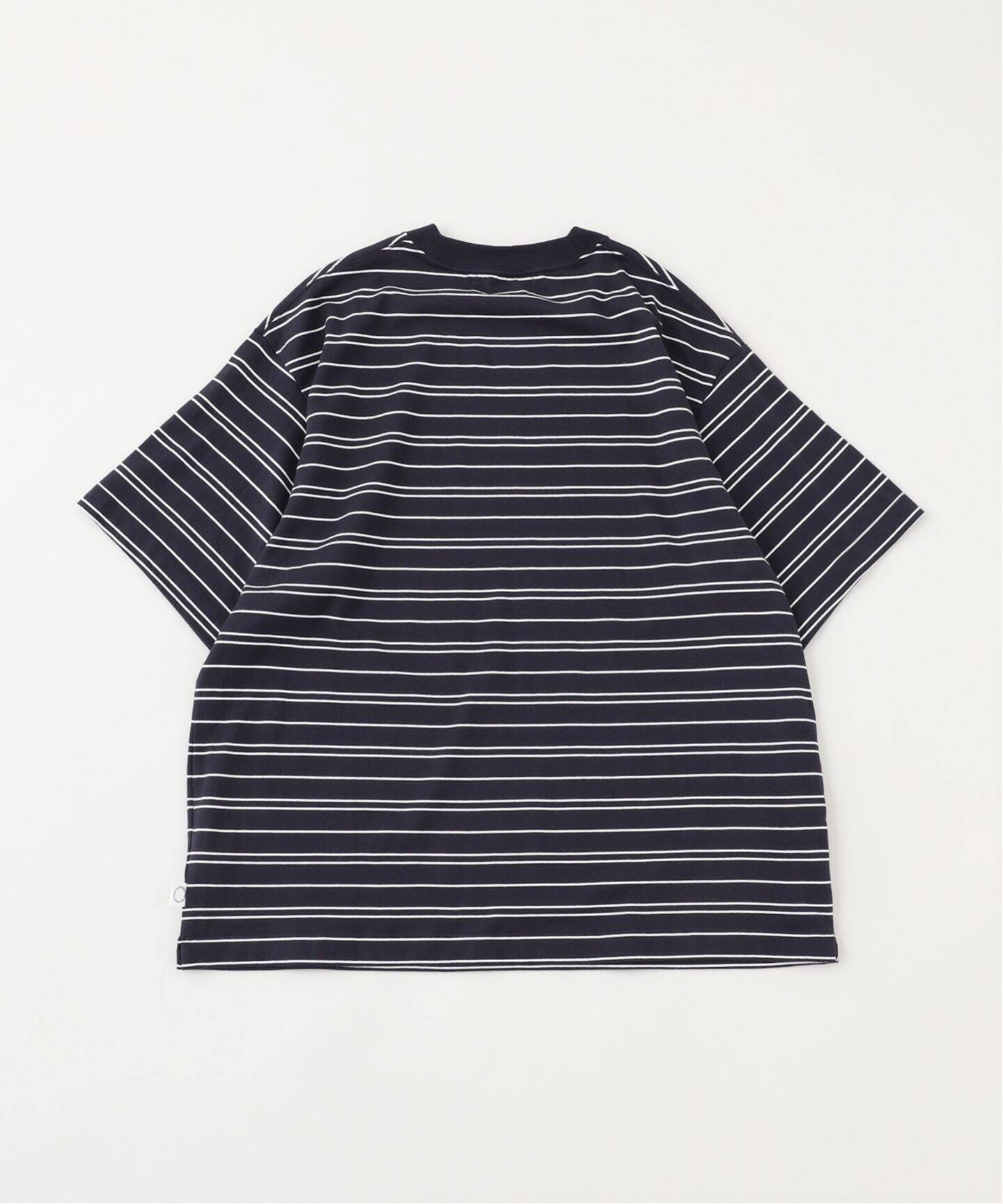 C.B.P ボーダークルーネック半袖Tシャツ（Tシャツ／カットソー
