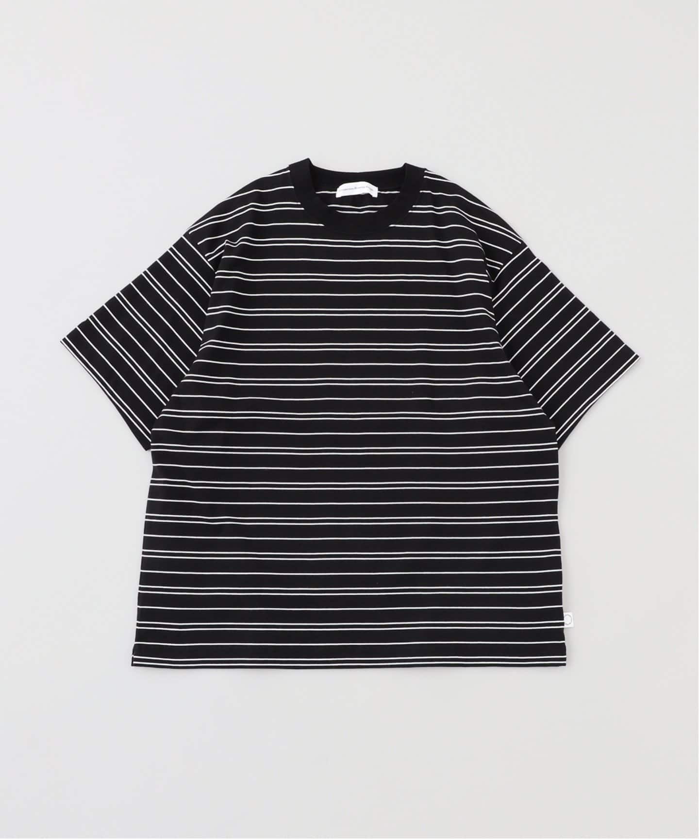 C.B.P ボーダークルーネック半袖Tシャツ（Tシャツ／カットソー