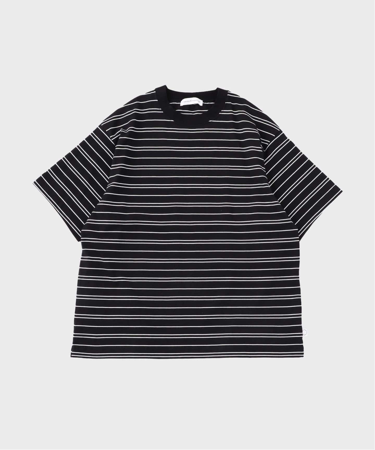C.B.P ボーダークルーネック半袖Tシャツ
