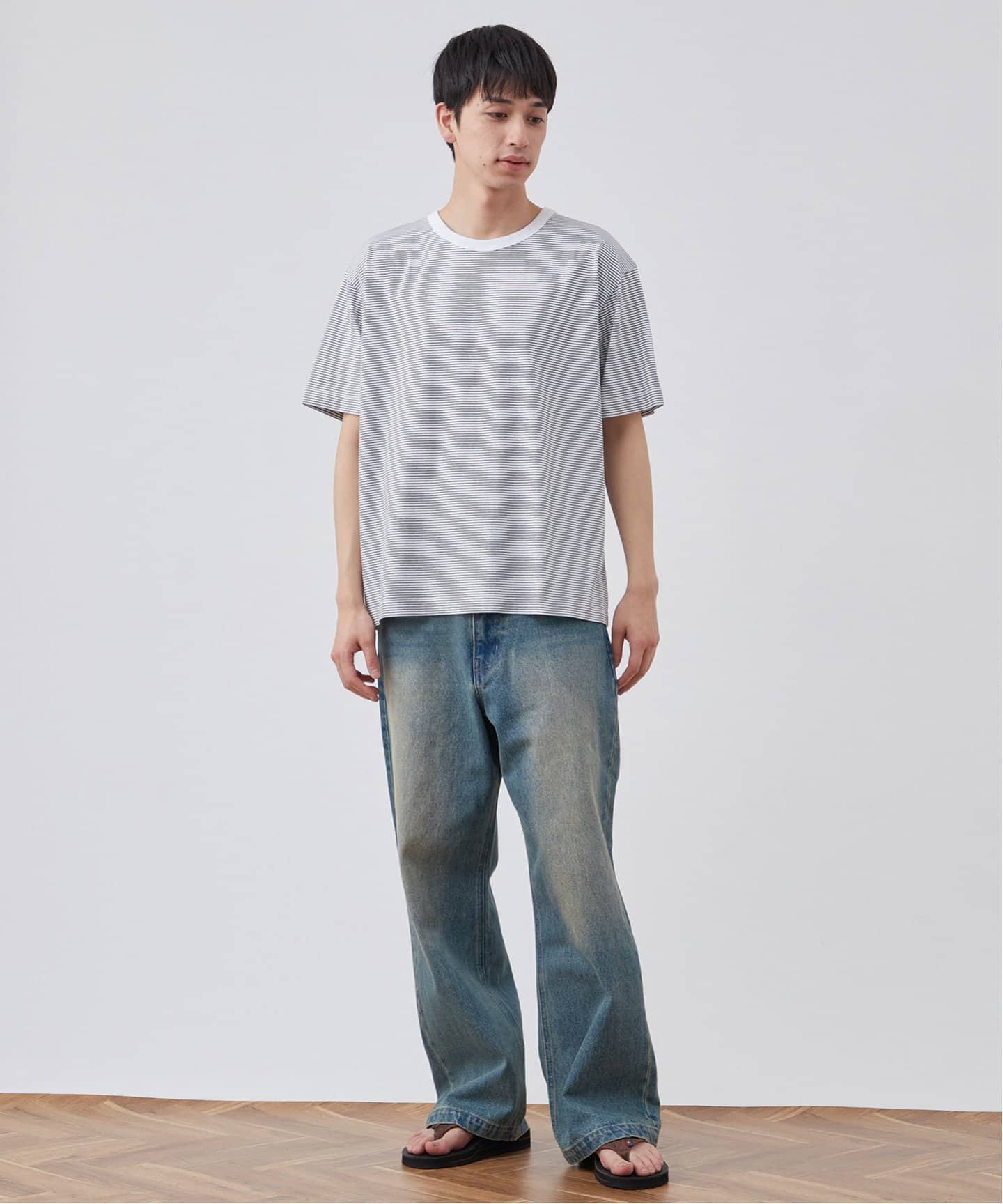 SHELTECH別注 高機能 ボーダーTシャツ（Tシャツ／カットソー