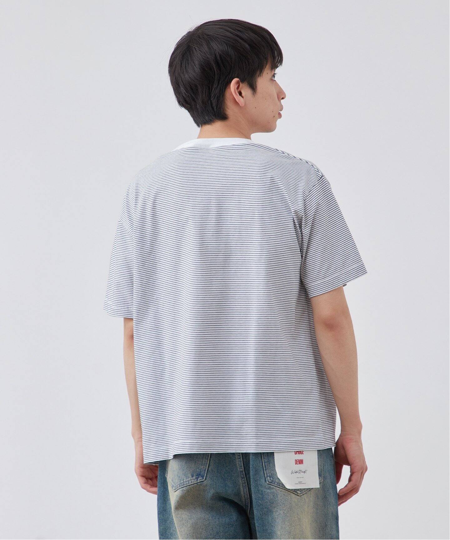 SHELTECH別注 高機能 ボーダーTシャツ（Tシャツ／カットソー