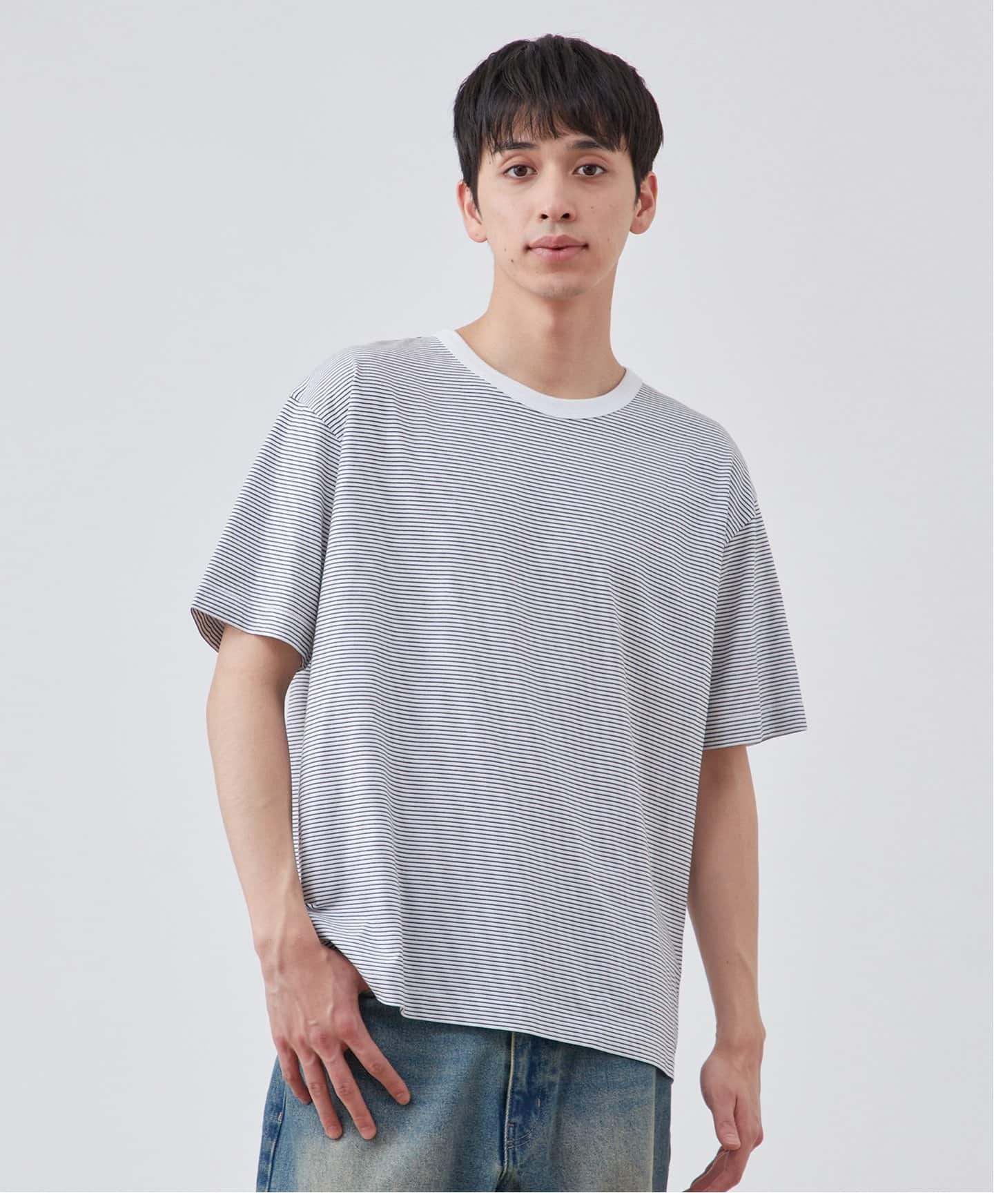 SHELTECH別注 高機能 ボーダーTシャツ