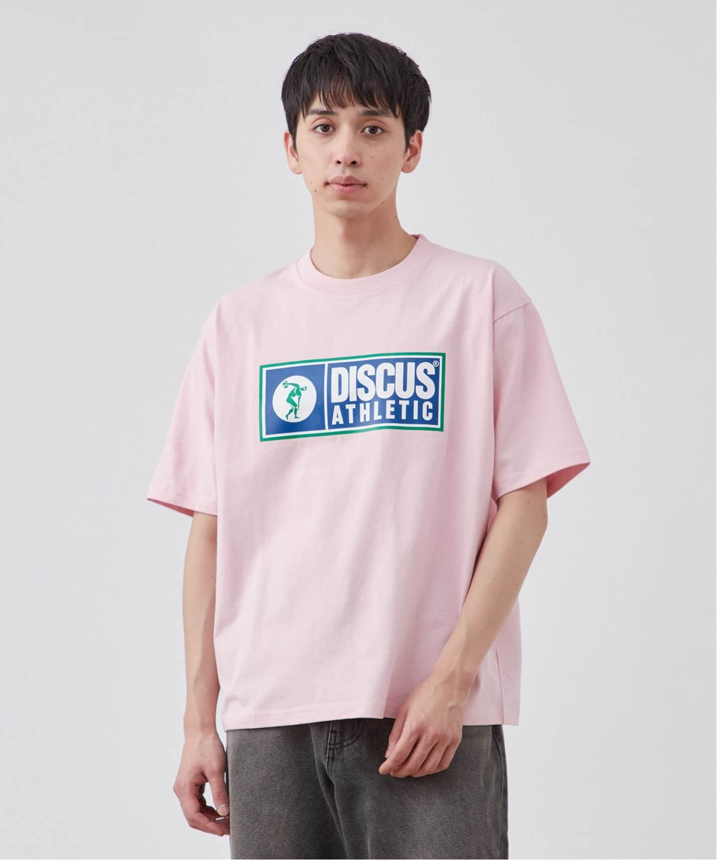 DISCUS/ディスカス】別注 モチーフロゴTシャツ（Tシャツ／カットソー