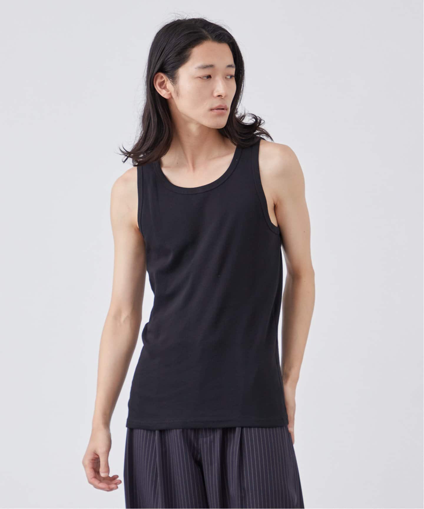 Robert P. Miller】110C パネルリブタンクトップ（タンクトップ）｜B.C