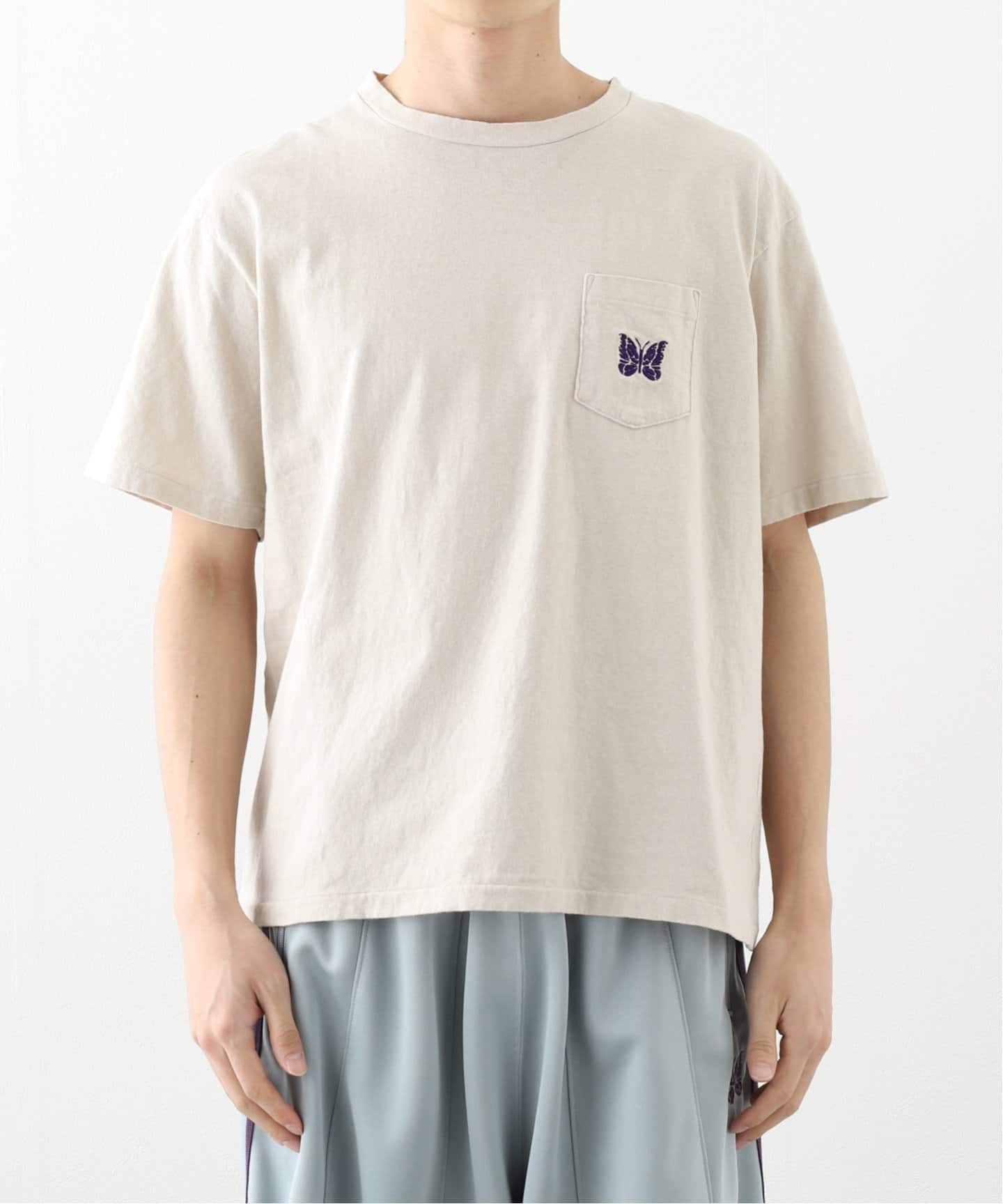 NEEDLES / ニードルズ S/S Papillon Emb. Pocket Tee（Tシャツ