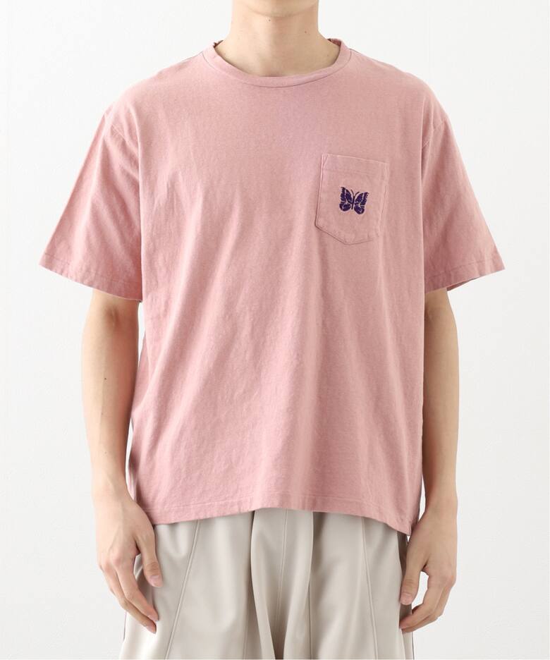 NEEDLES / ニードルズ S/S Papillon Emb. Pocket Tee（Tシャツ 