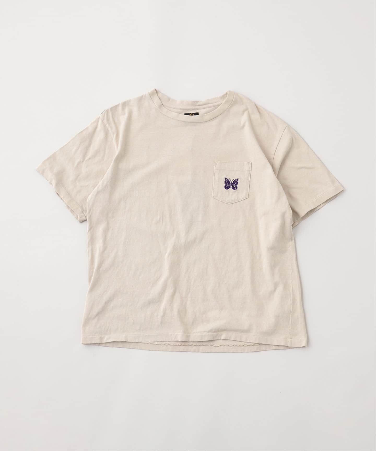NEEDLES / ニードルズ S/S Papillon Emb. Pocket Tee（Tシャツ