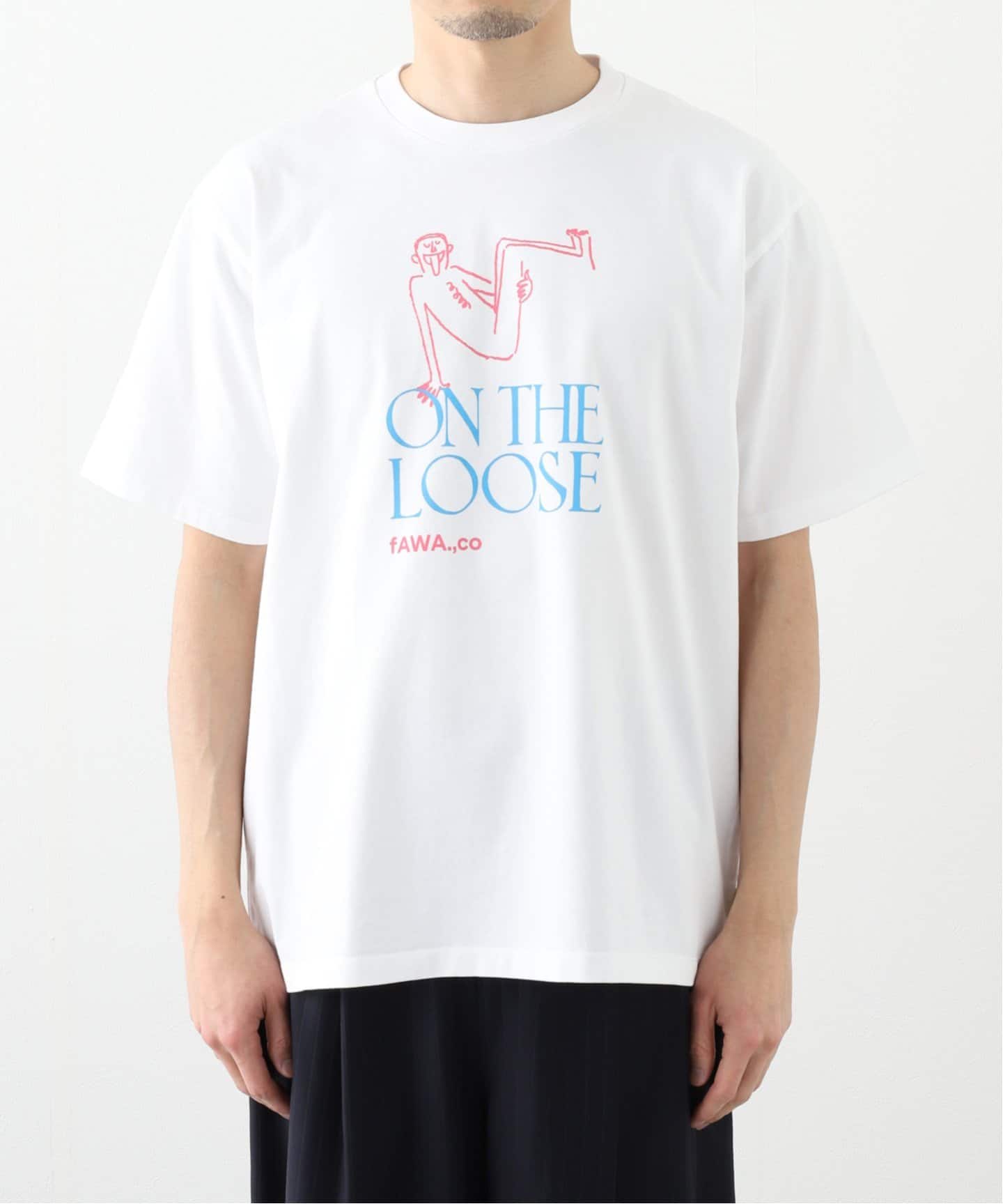 LOOSE JOINTS ON THE LOOSE S/S TEE サイズL LOOSE JOINTS/ルーズ・ジョインツ CLAY ARLINGTON-ON THE LOOSE（T