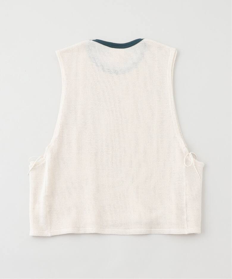refomed /リフォメッド COTTON LAYERED MESH BIBS（タンクトップ 