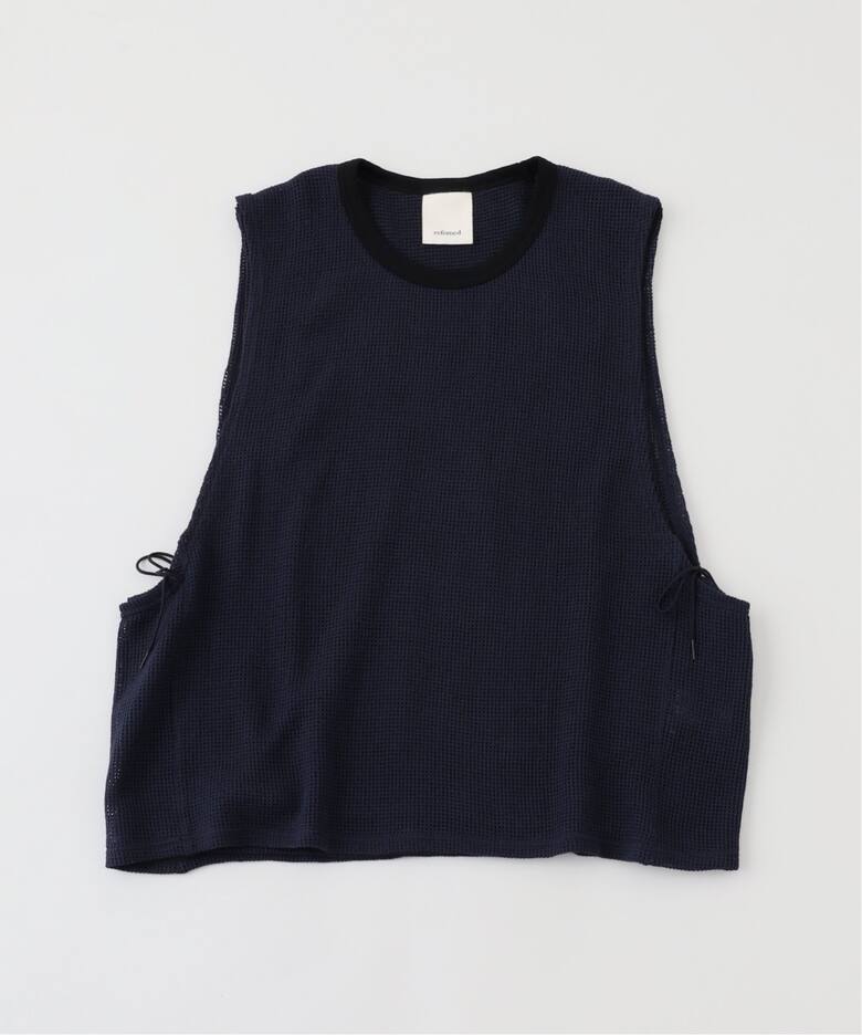 refomed /リフォメッド COTTON LAYERED MESH BIBS（タンクトップ 