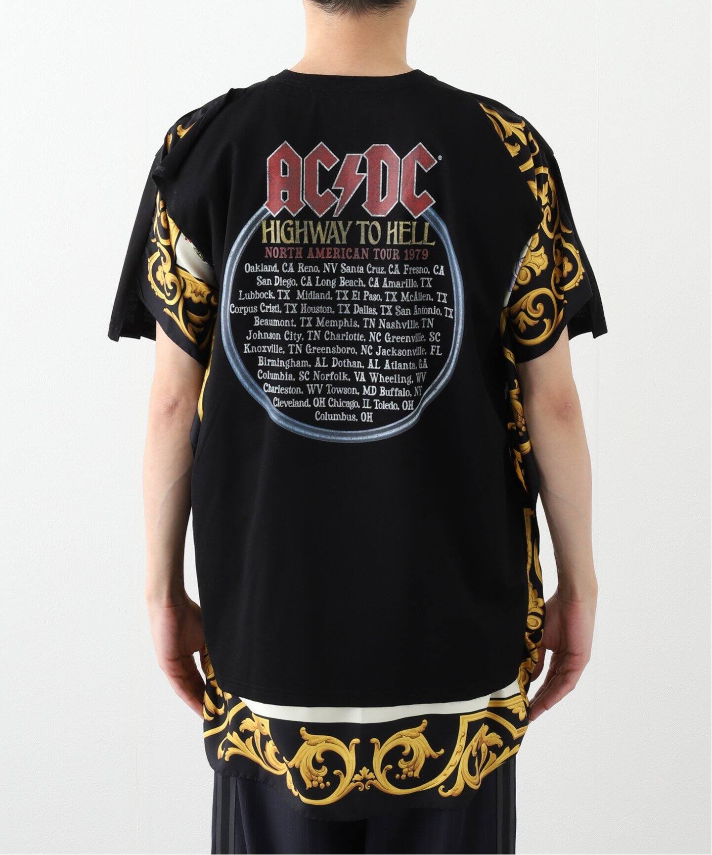 JUNYA WATANABE MAN AC/DC Silk Scarf（Tシャツ／カットソー）｜JOINT 