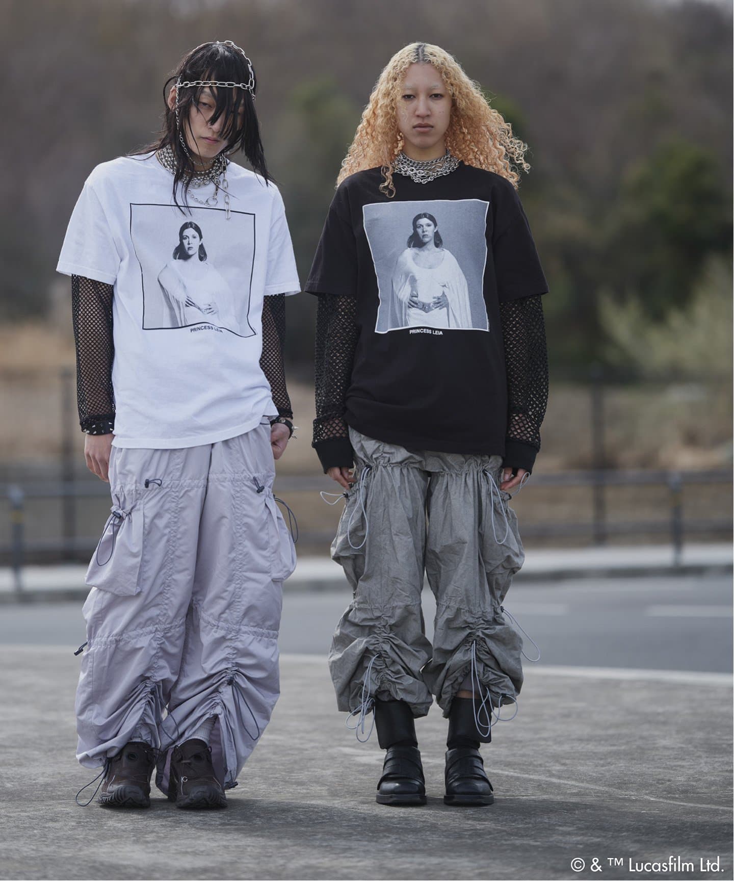 【関税込】 ボーク フラワー マンツーマンTシャツ - グレー ぼかしフラワーカットソー（Tシャツ） | tk.TAKEO KIKUCHI