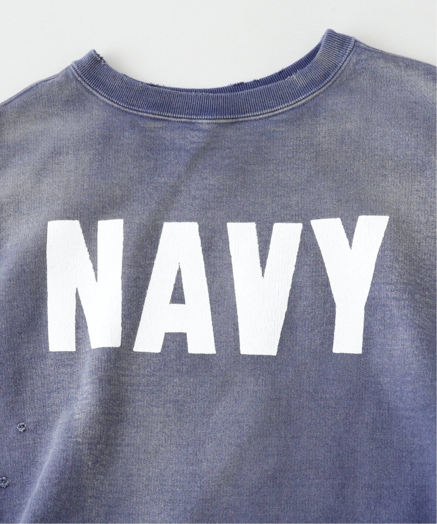 【BOWWOW】バウワウ/US NAVY SS SWEAT SHIRT/NAVY/国内発送 BOWWOW / バウワウUS NAVY SS SWEATSHIRT（Tシャツ／カットソー